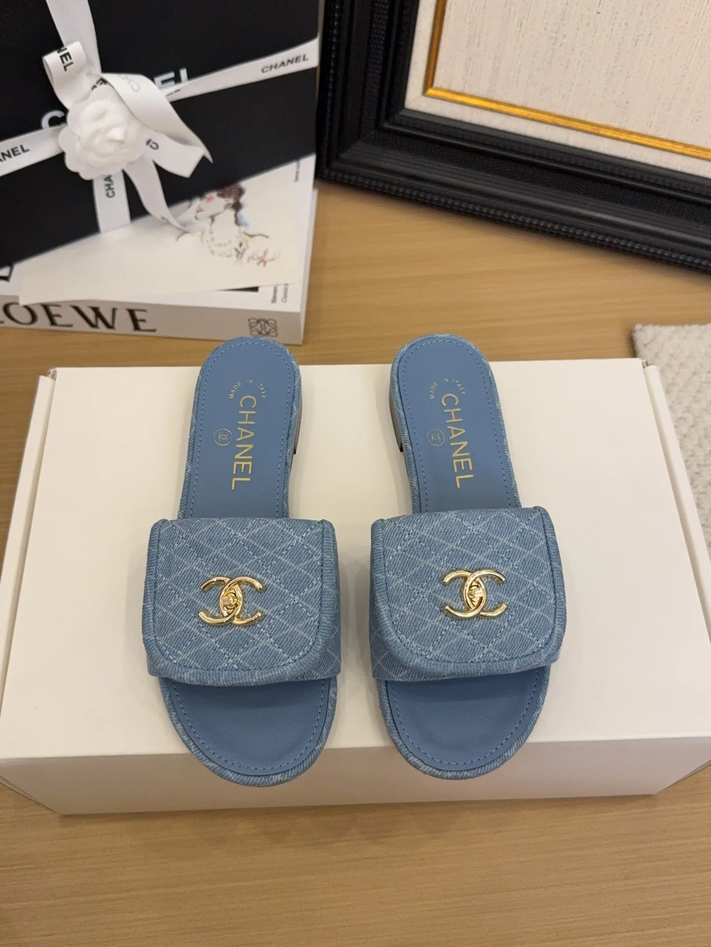 Шлепанцы Женские Chanel 926471