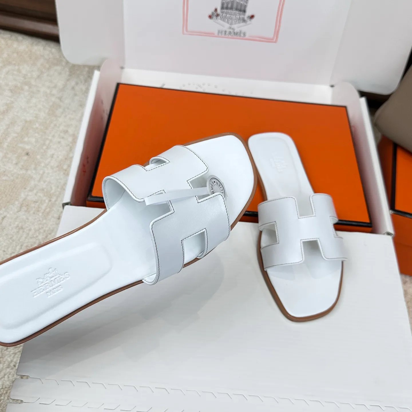 Шлепанцы Женские Hermes 3043274