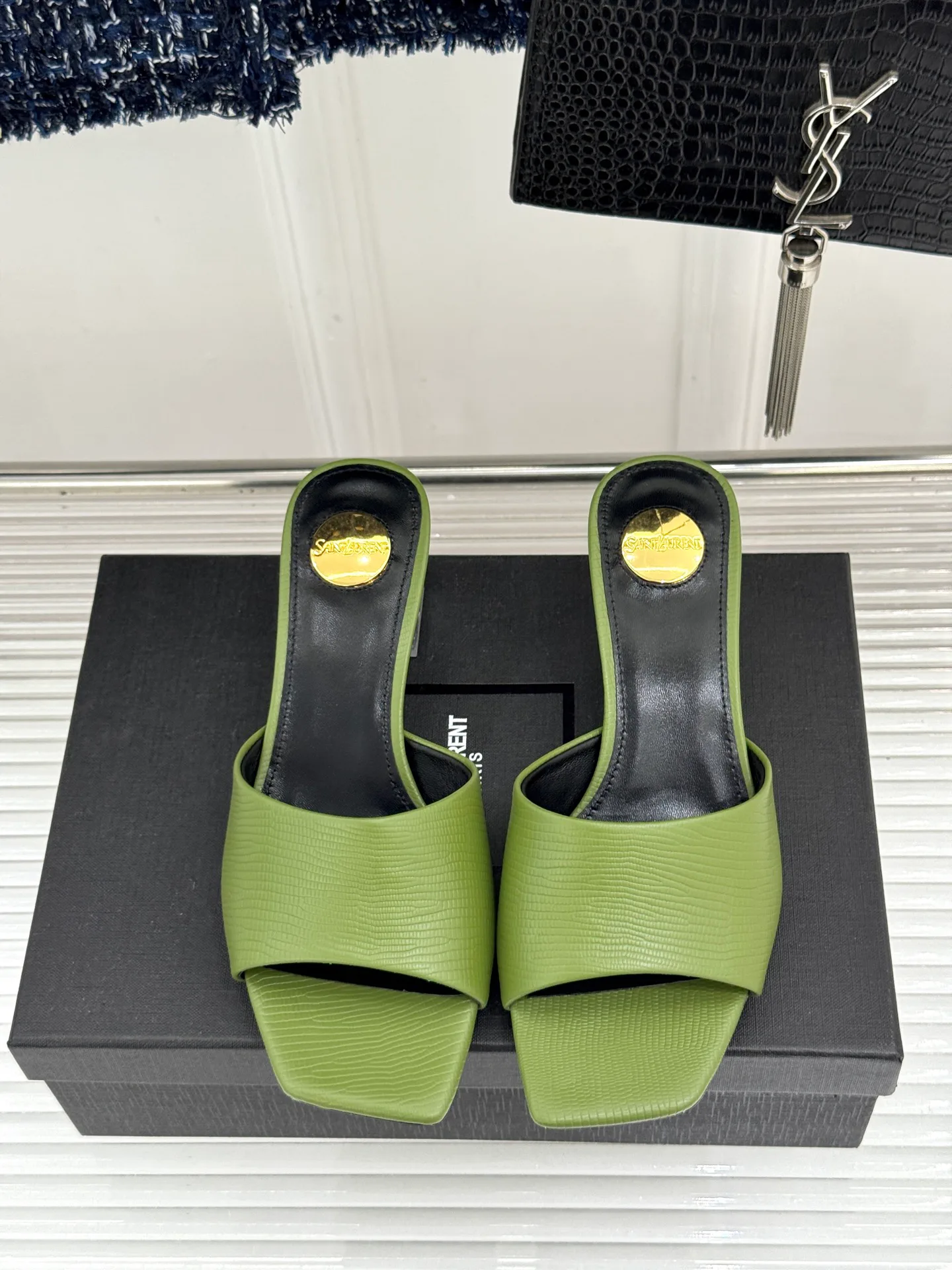 Босоножки Женские Saint Laurent 17024882