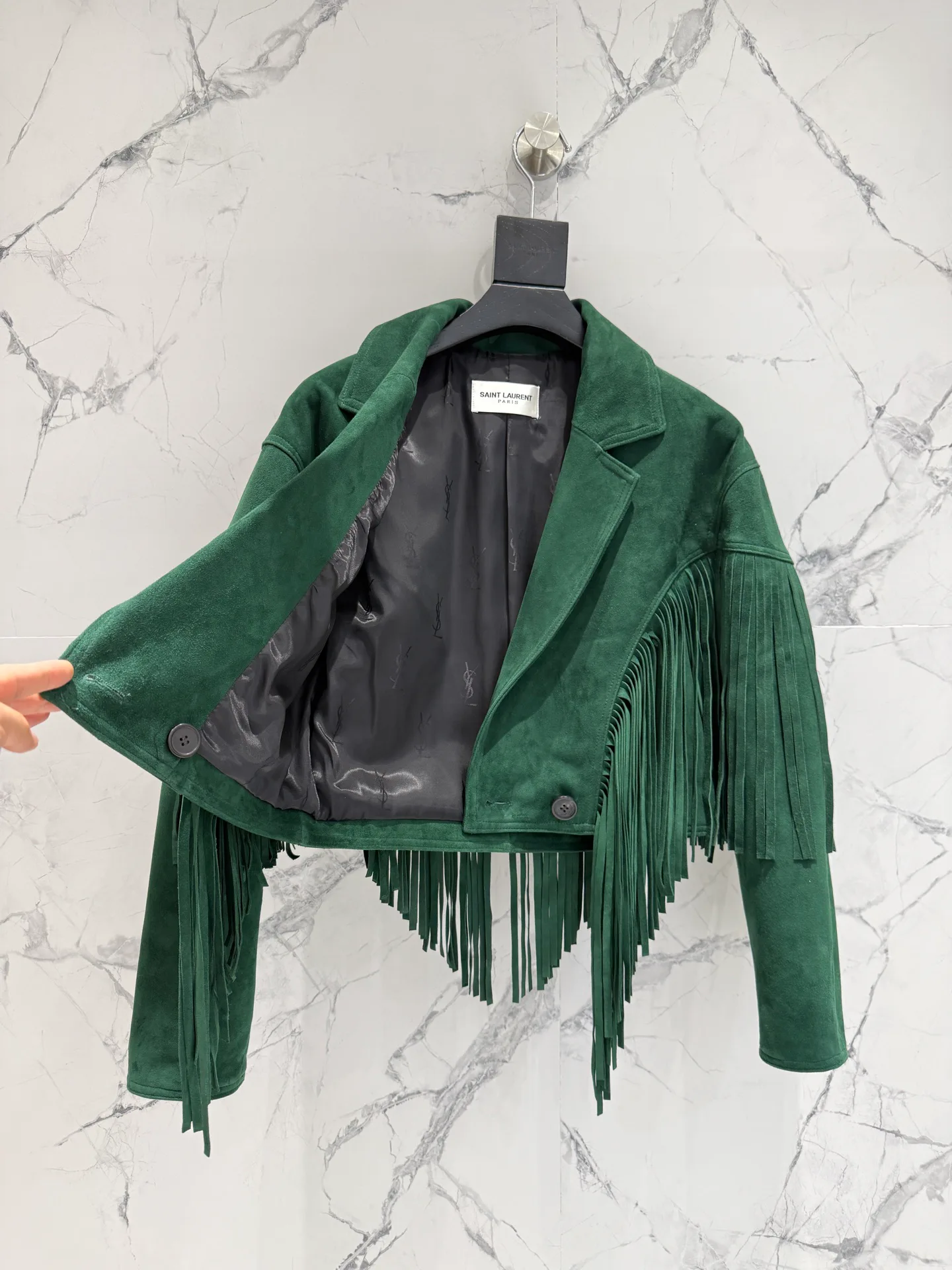 Кожаные Куртки И Дублёнки Женские Saint Laurent 12957007