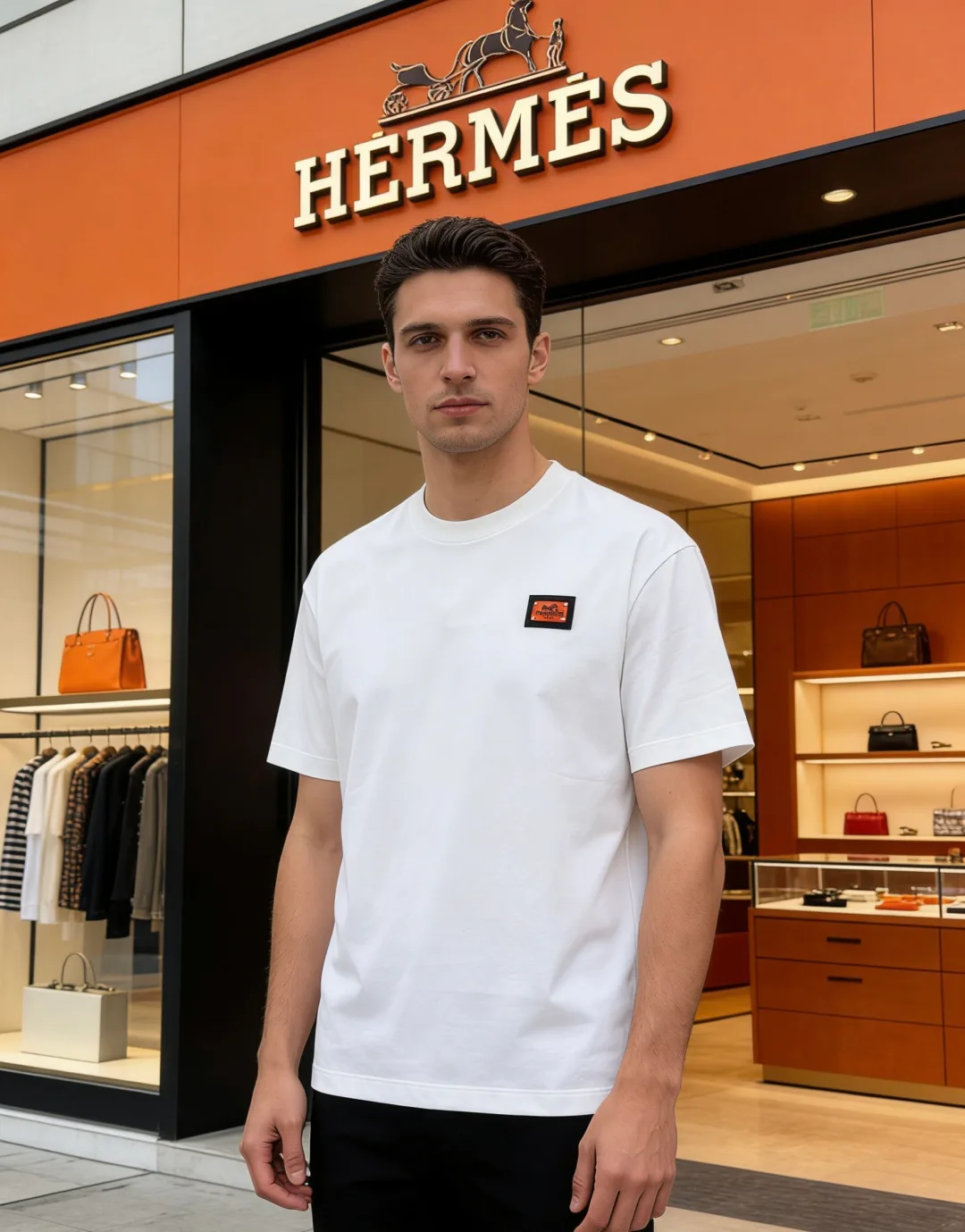 Футболки Мужские Hermes 13442027