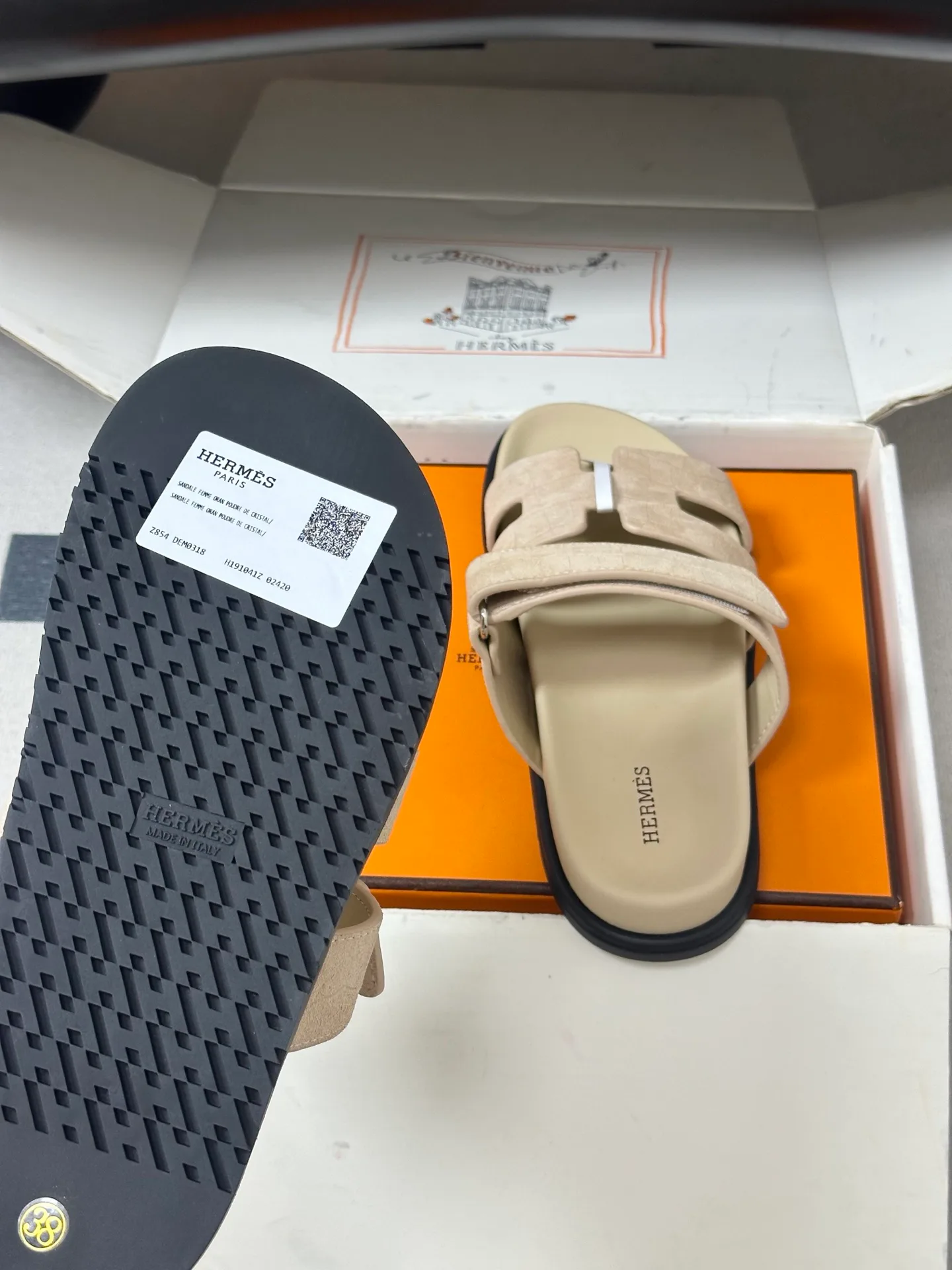 Шлепанцы Женские Hermes 17557930