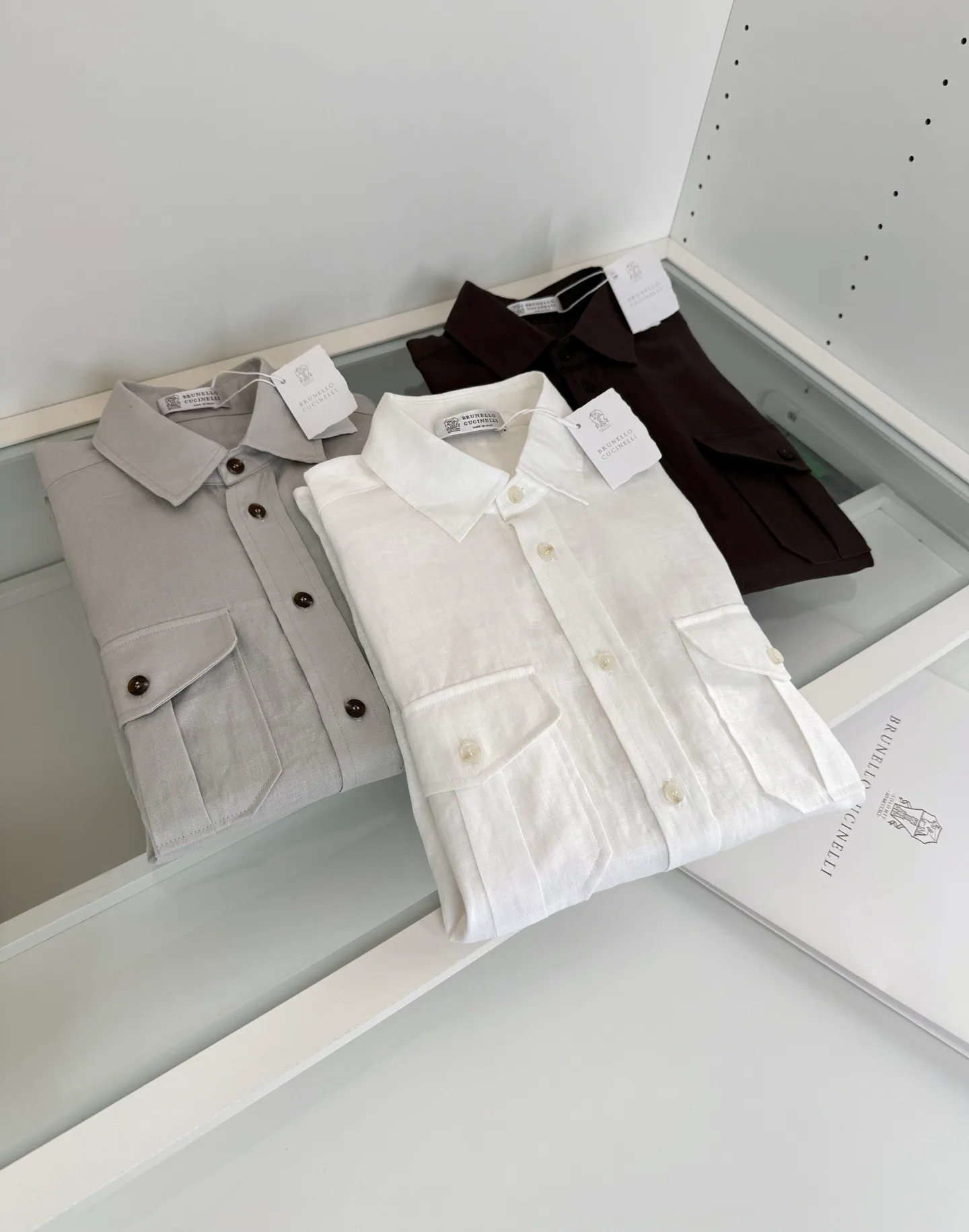 Рубашки Мужские Brunello Cucinelli 13428288