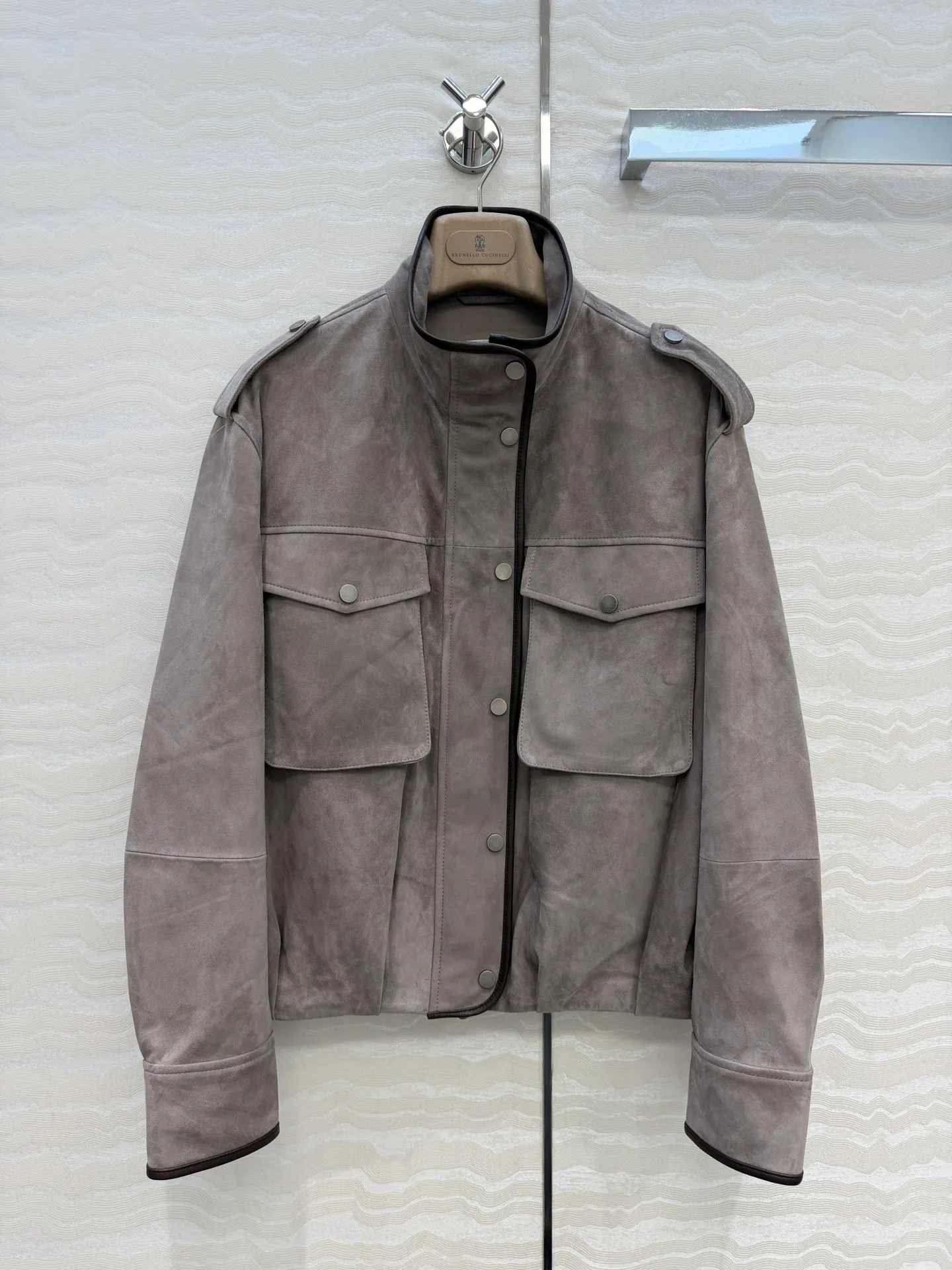 Кожаные Куртки И Дублёнки Женские Brunello Cucinelli 18200799