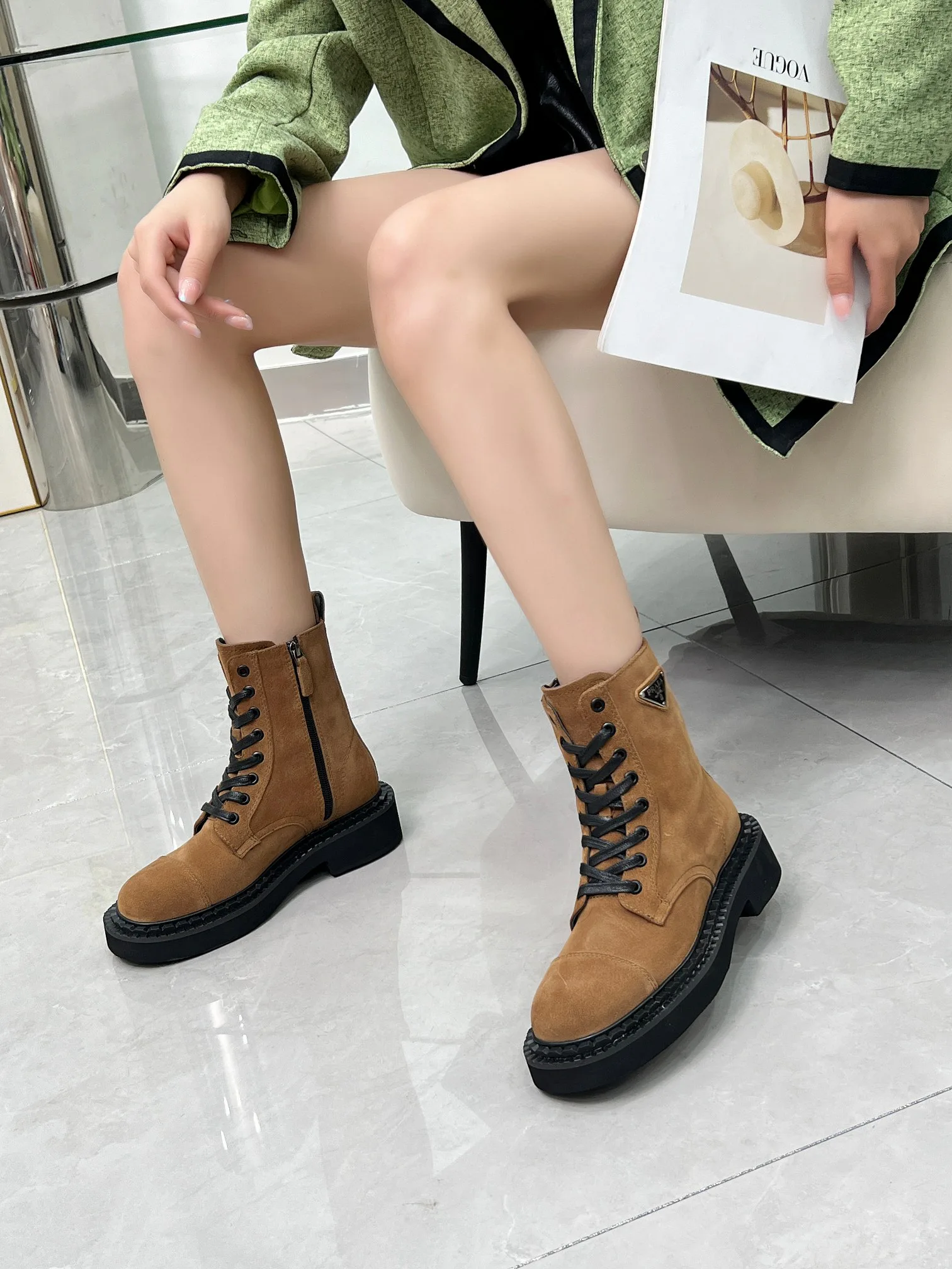 Ботинки Женские Prada 17957424