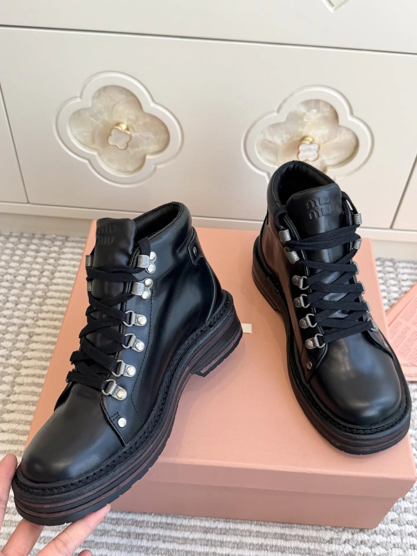 Ботинки Женские Miu Miu 17943218