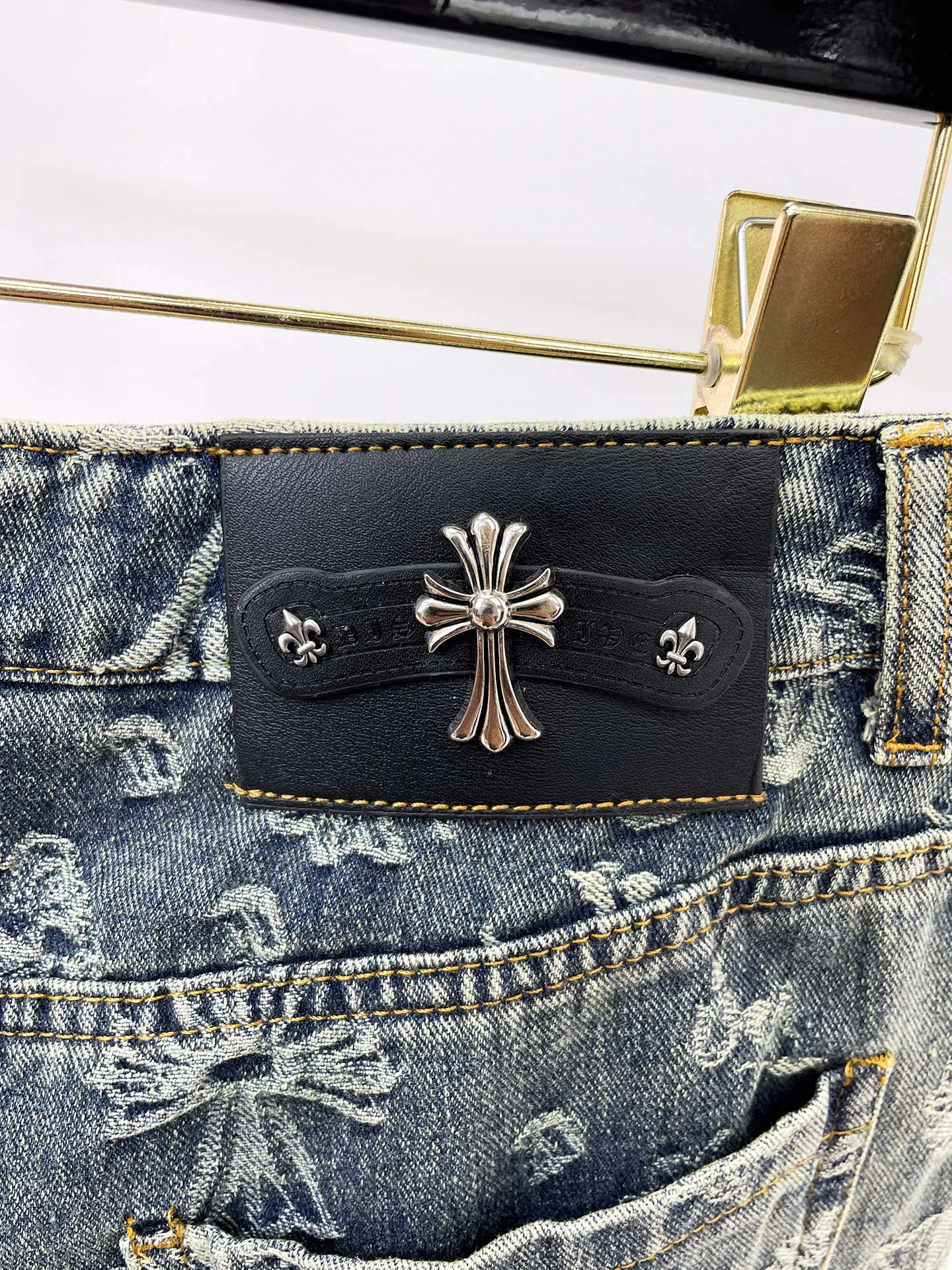 Джинсы Мужские Chrome Hearts 18499651