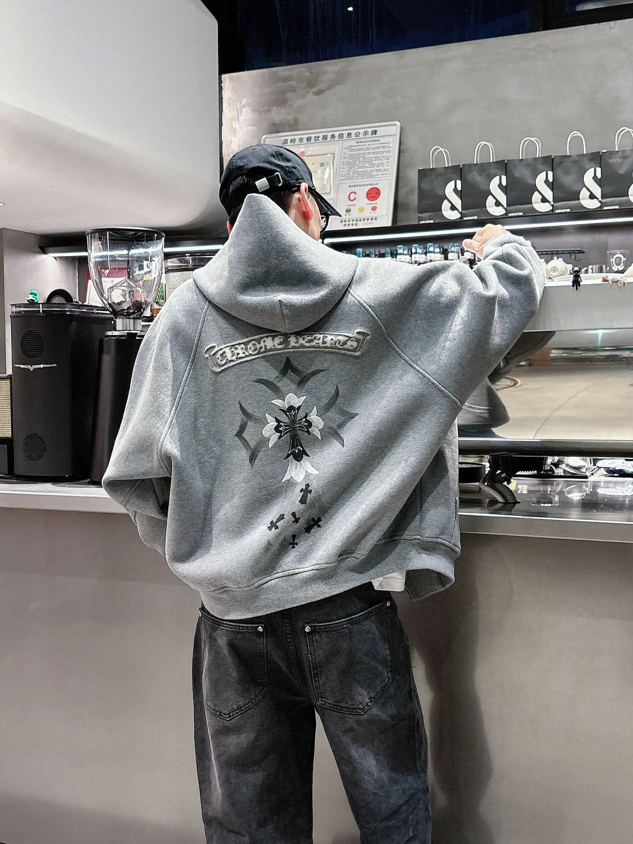 Свитшоты И Худи Мужские Chrome Hearts 114457