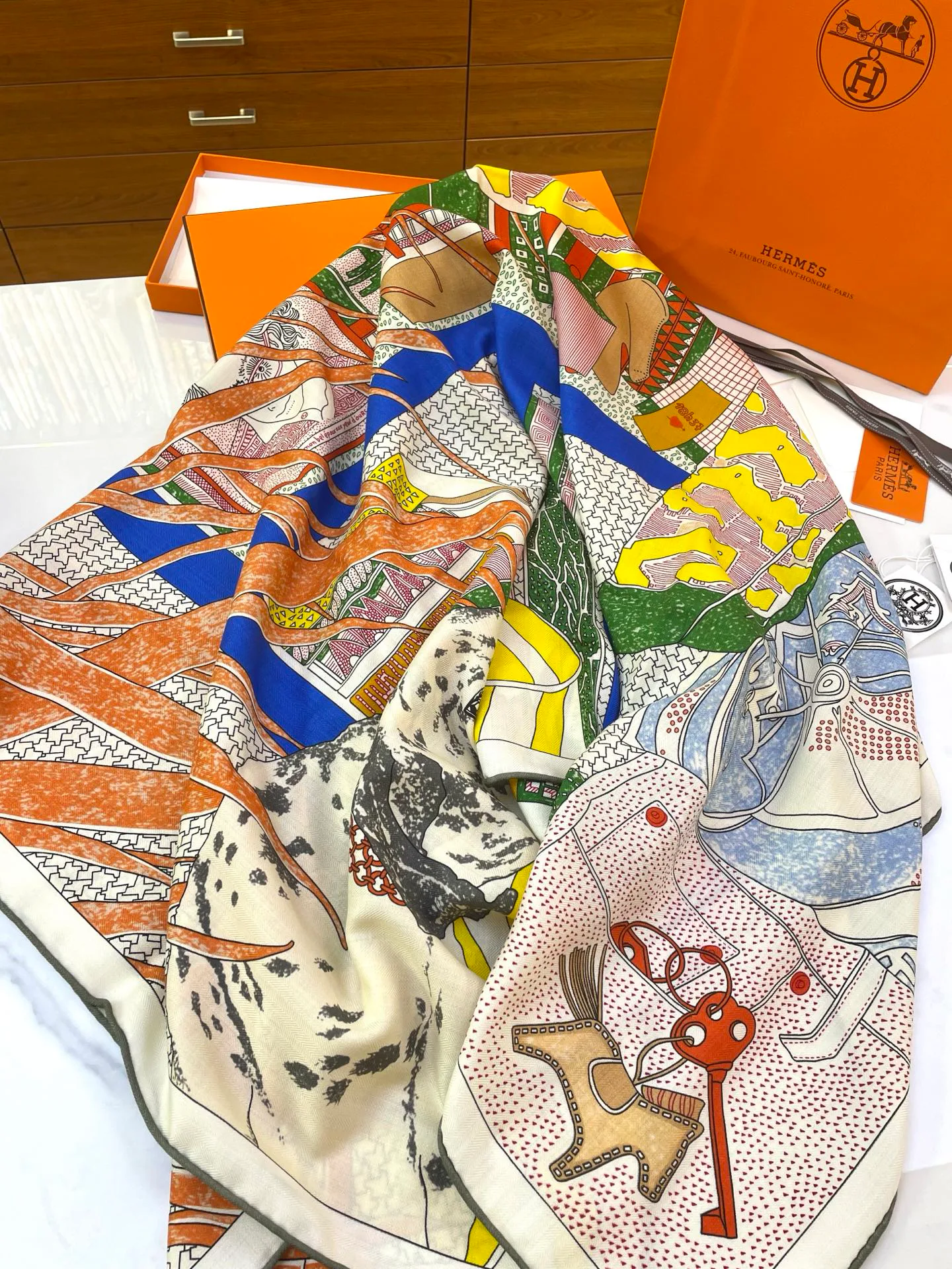 Шарфы Hermes 266460