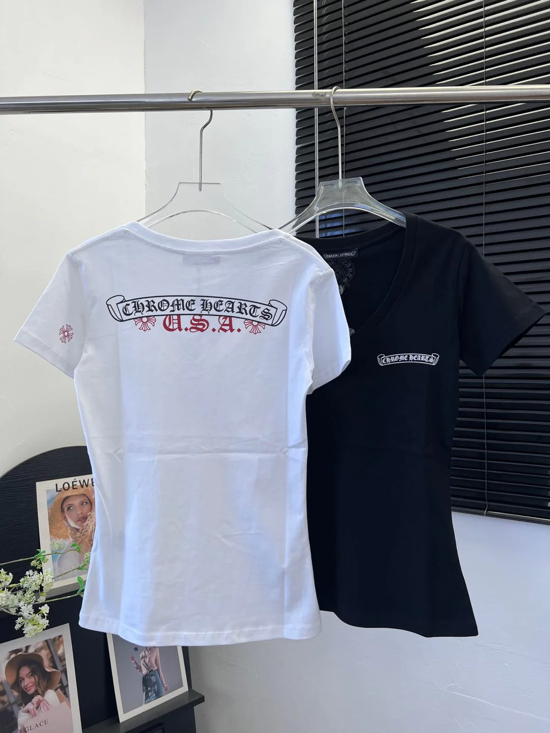 Футболки Женские Chrome Hearts 11477339