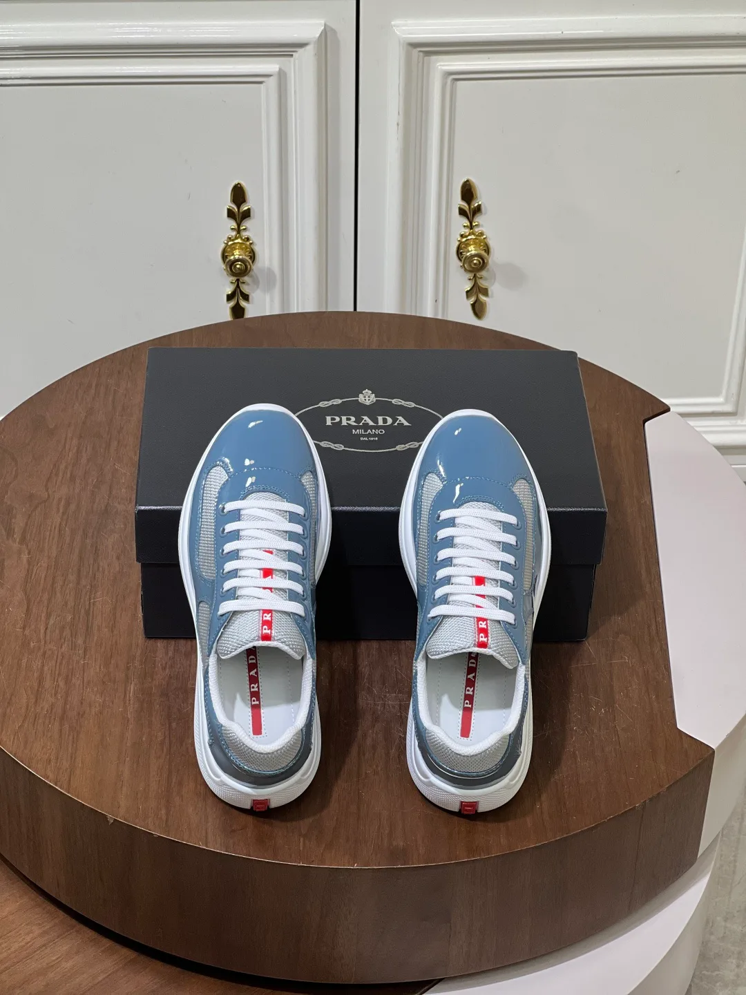 Кроссовки Женские Prada 476801