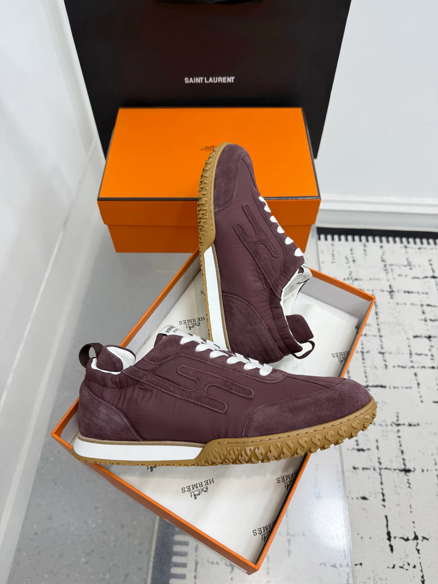 Кроссовки Женские Hermes 406095