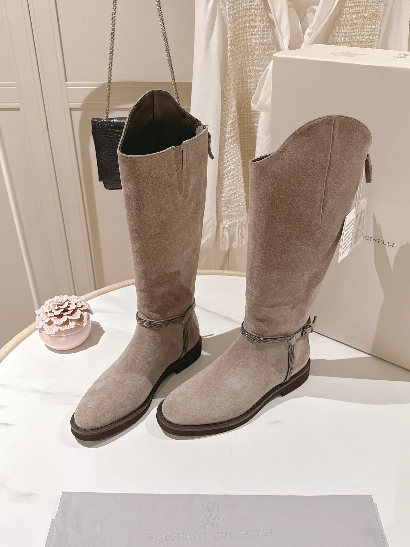 Сапоги Женские Brunello Cucinelli 18217274