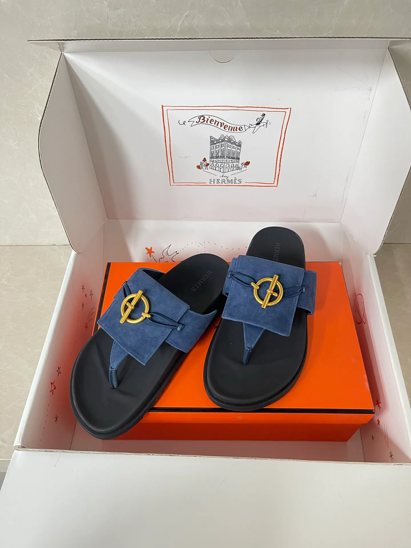 Шлепанцы Женские Hermes 25829