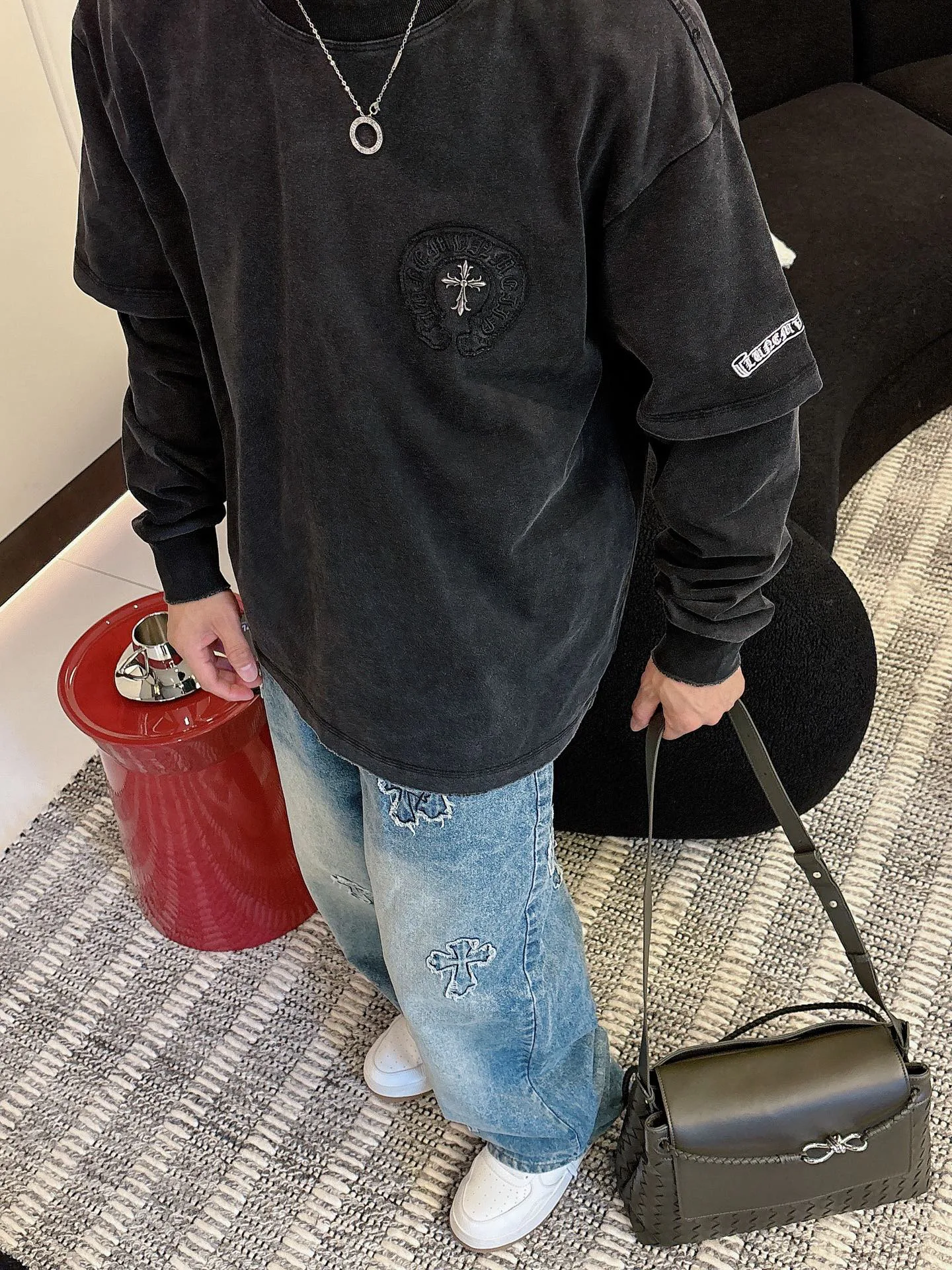 Свитшоты И Худи Мужские Chrome Hearts 999675