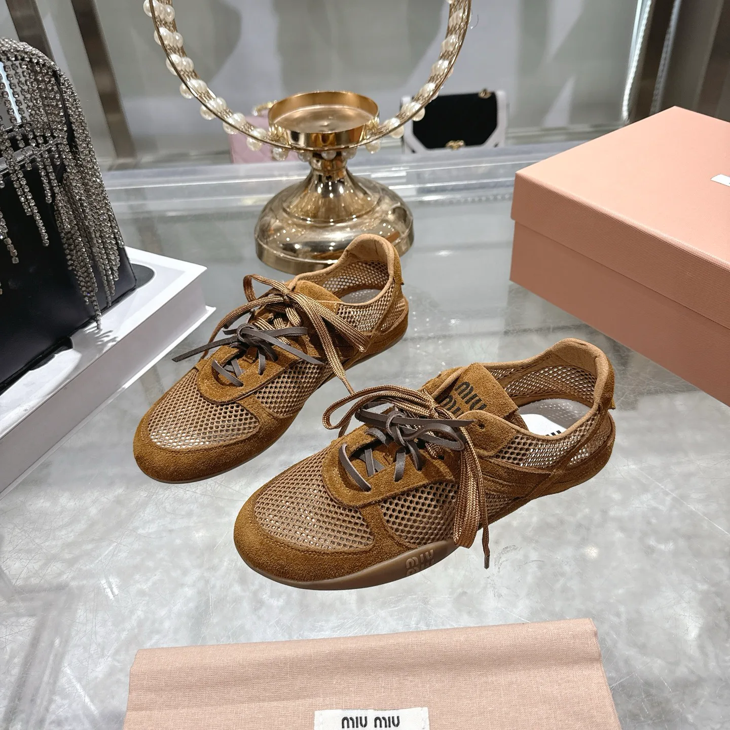 Кроссовки Женские Miu Miu 4549618
