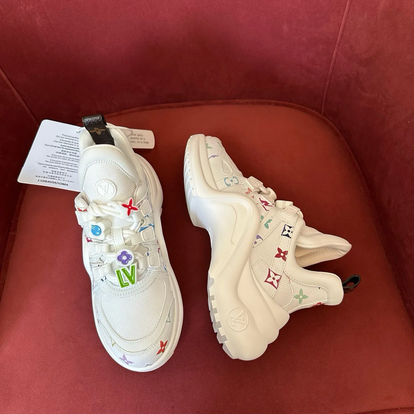 Кроссовки Женские Louis Vuitton 18536