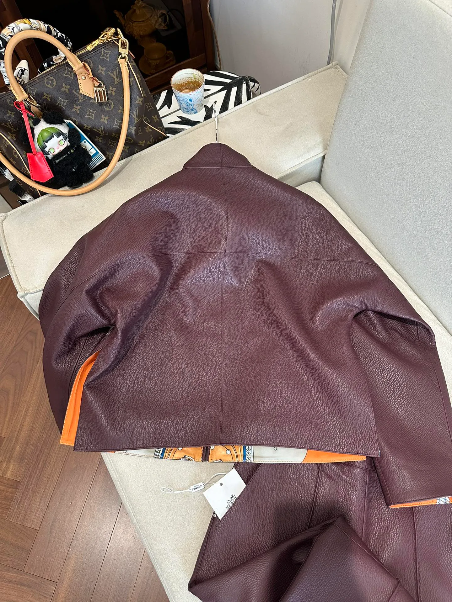 Кожаные Куртки И Дублёнки Женские Hermes 11460724