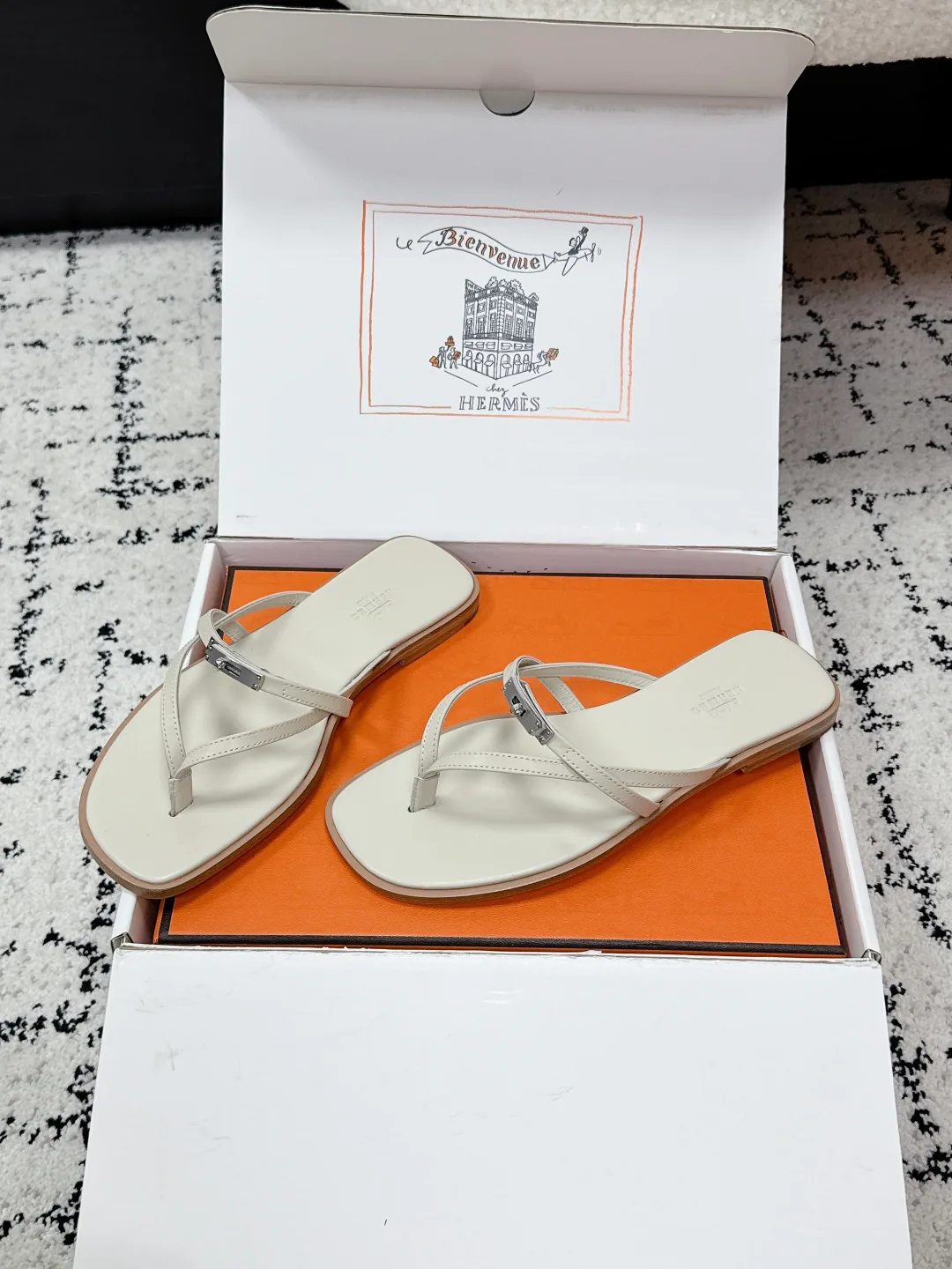 Шлепанцы Женские Hermes 11237986
