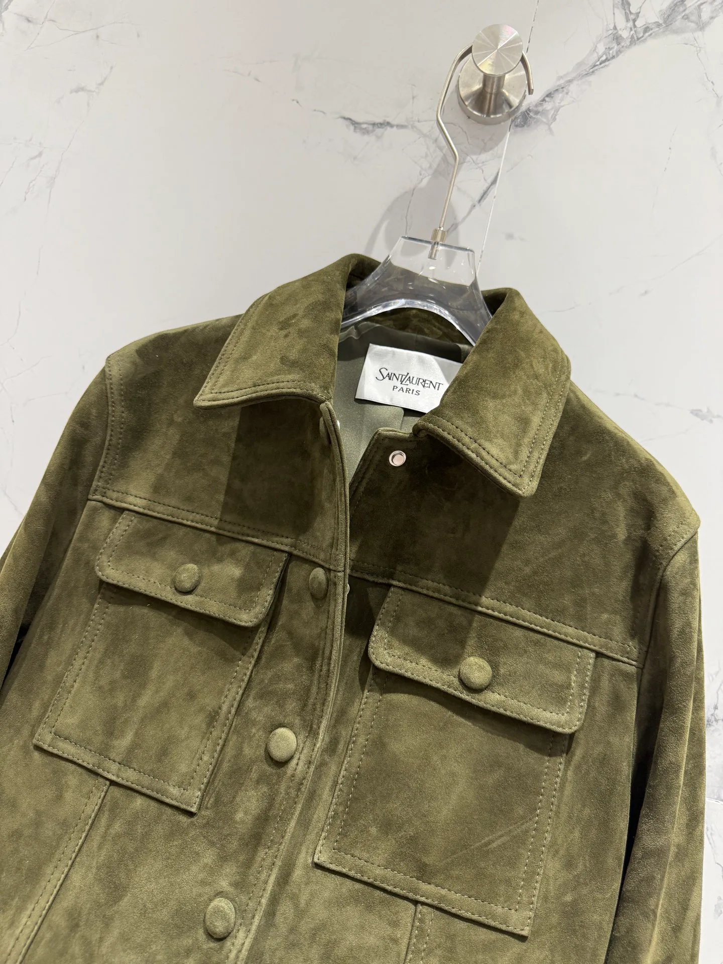 Кожаные Куртки И Дублёнки Женские Saint Laurent 10624719
