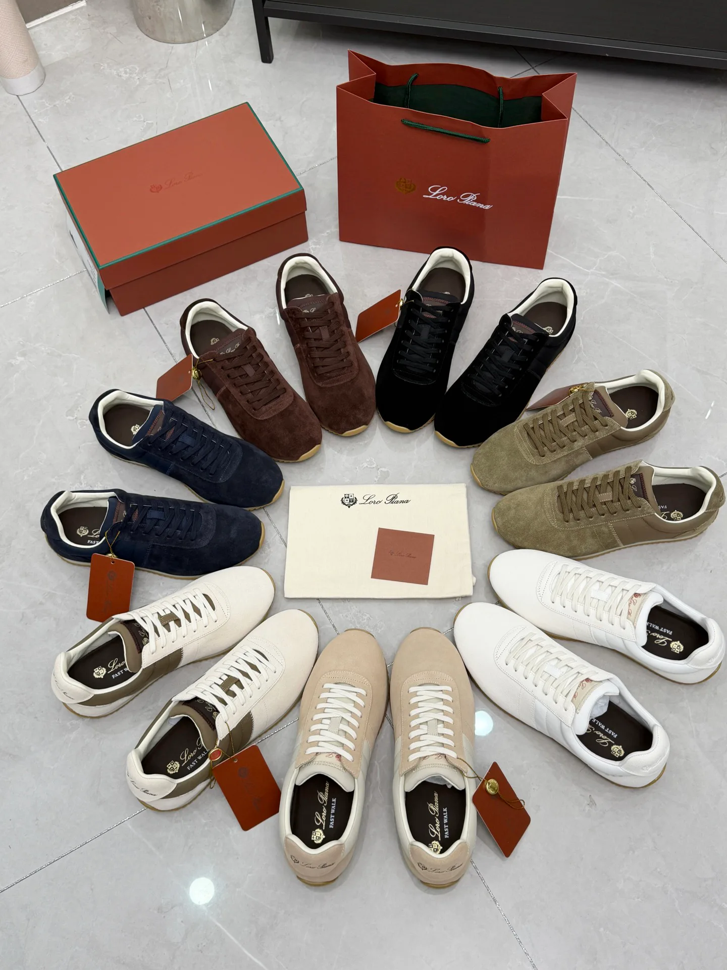 Кроссовки Женские Loro Piana 17467088
