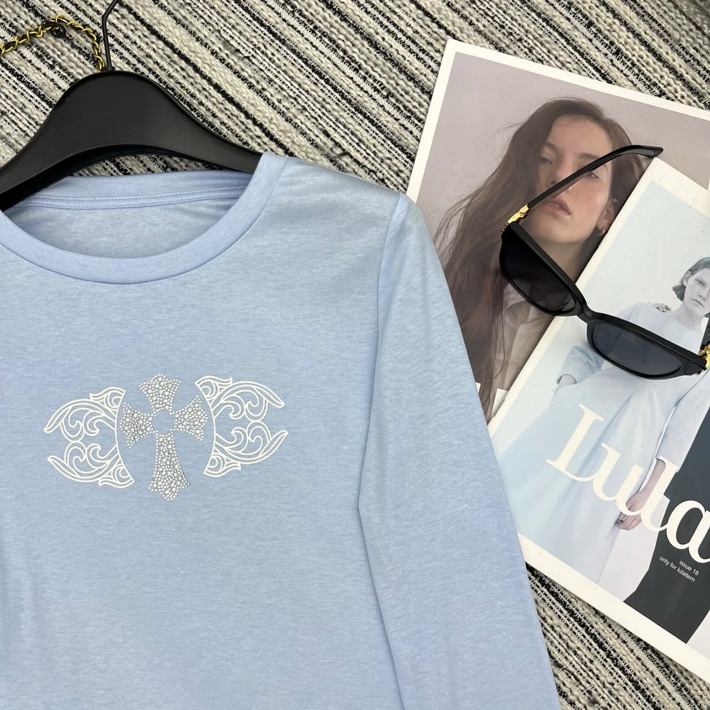 Лонгсливы Женские Chrome Hearts 1212615