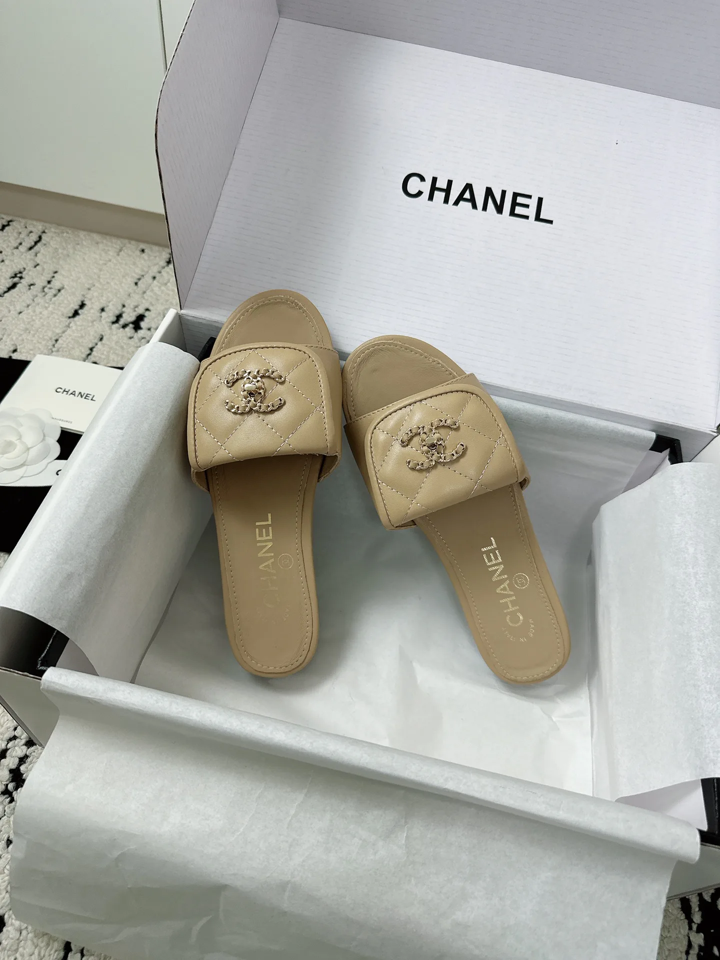 Шлепанцы Женские Chanel 11026191
