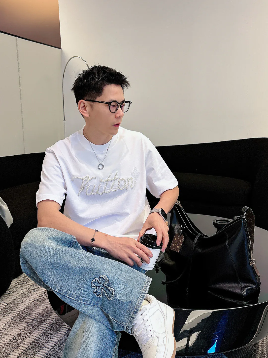 Футболки Мужские Louis Vuitton 9465241