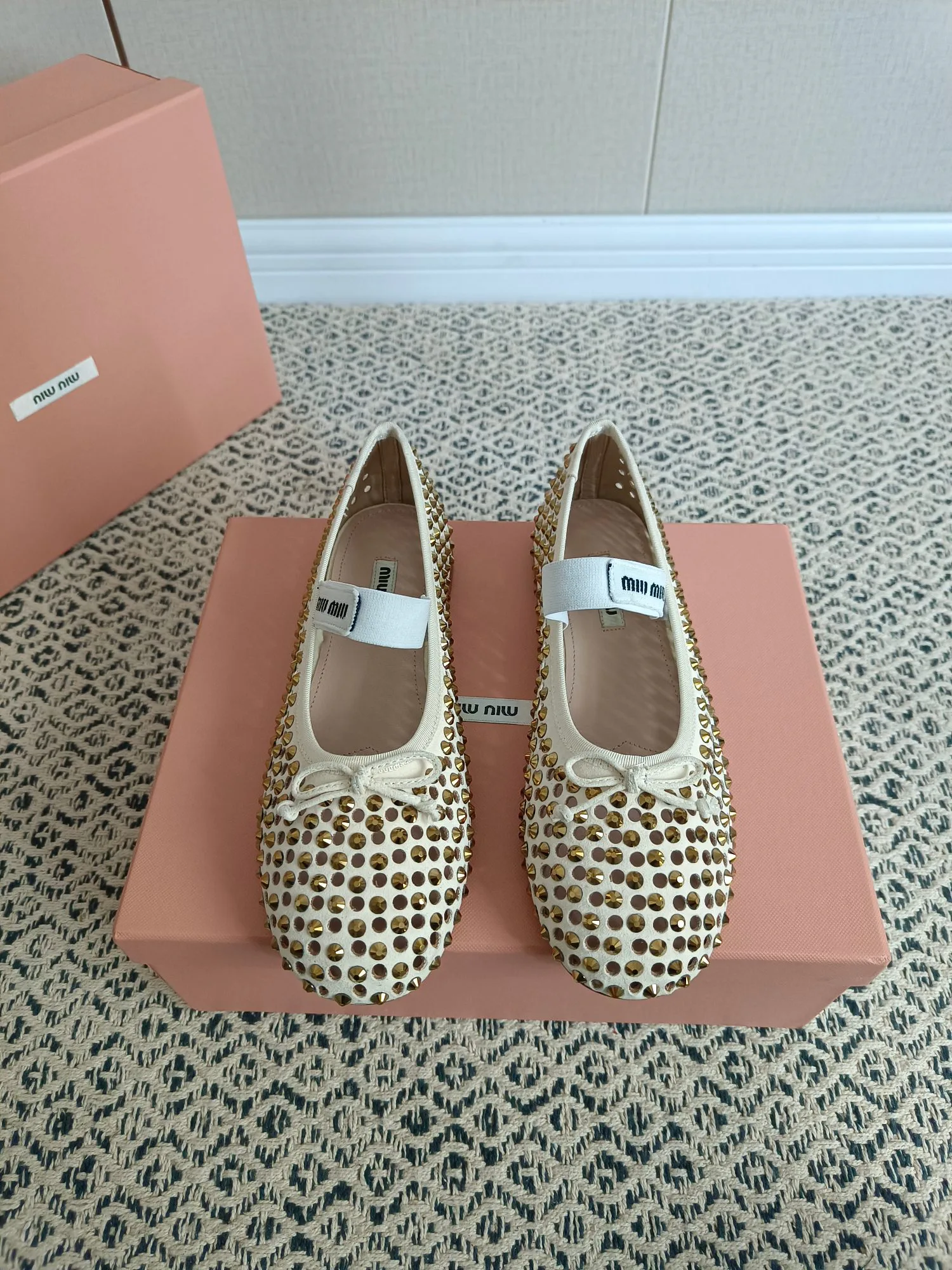 Балетки Женские Miu Miu 393078