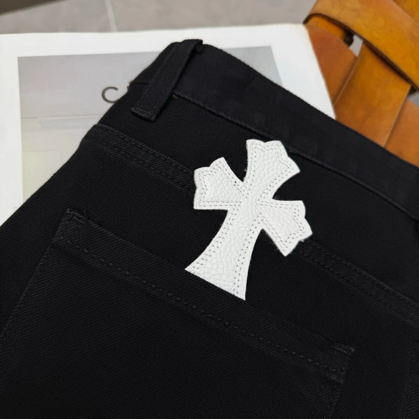 Джинсы Мужские Chrome Hearts 233559