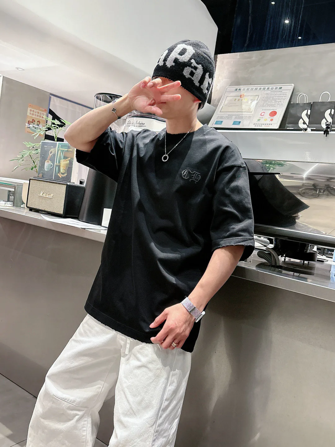 Футболки Мужские Chrome Hearts 11444443