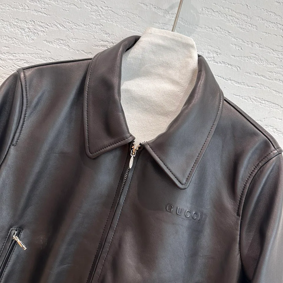 Кожаные Куртки И Дублёнки Женские Gucci 17920318