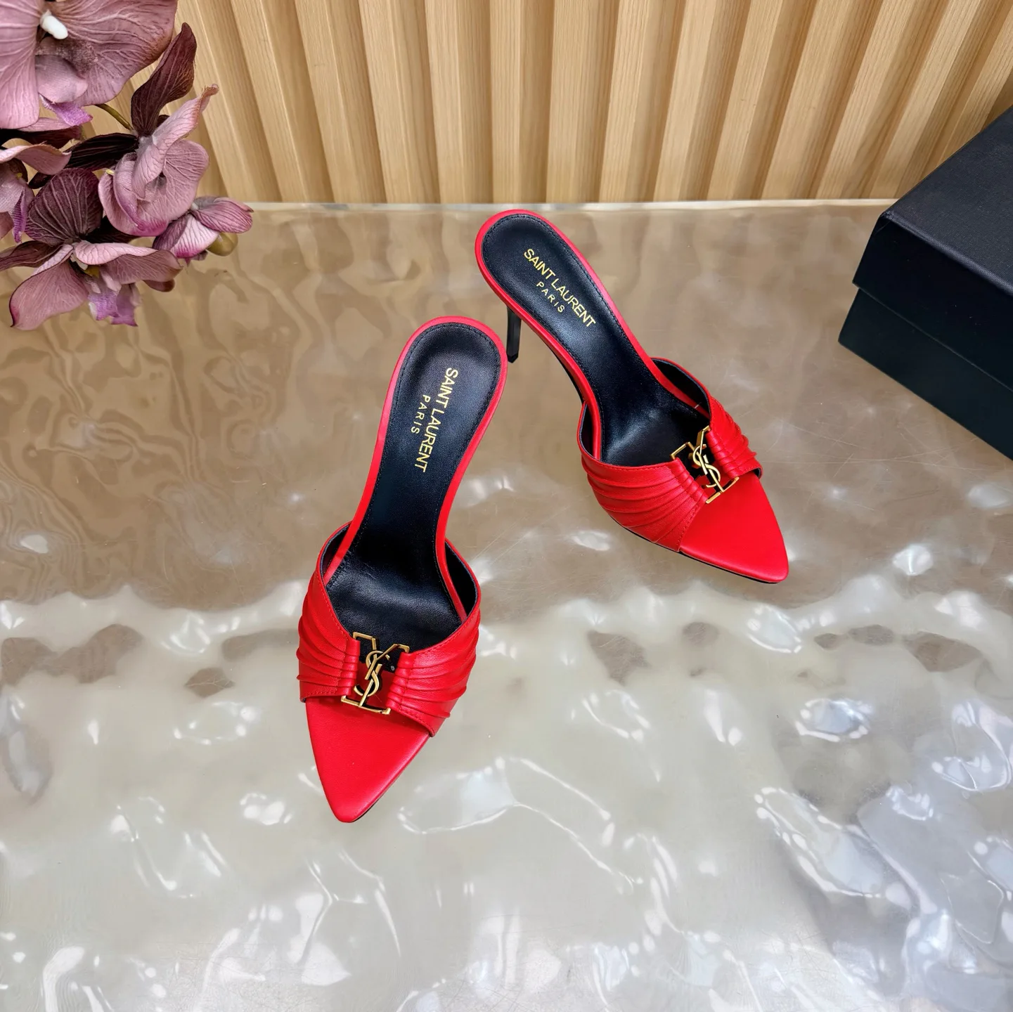 Босоножки Женские Saint Laurent 11705815