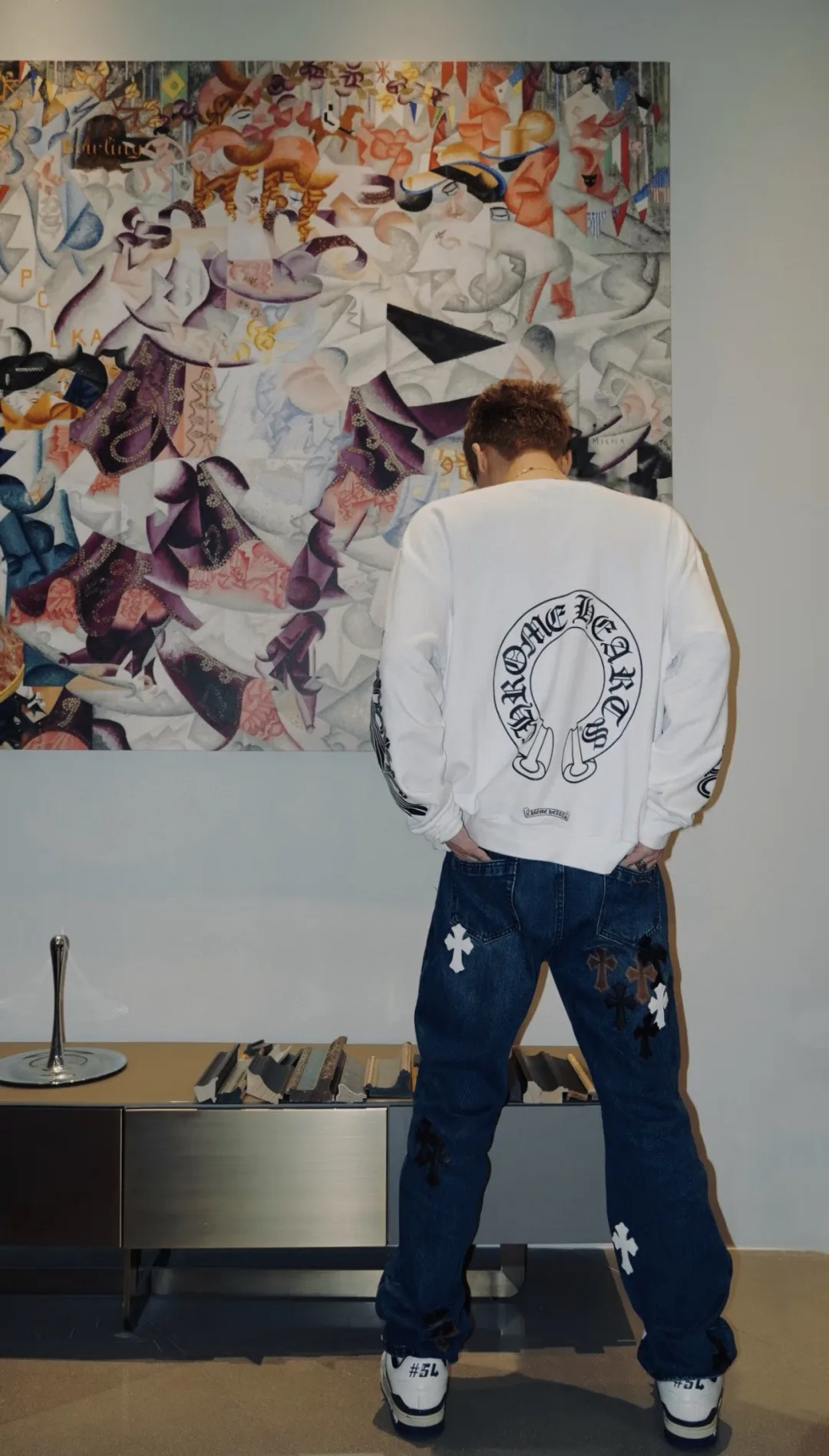 Лонгсливы Мужские Chrome Hearts 11399353