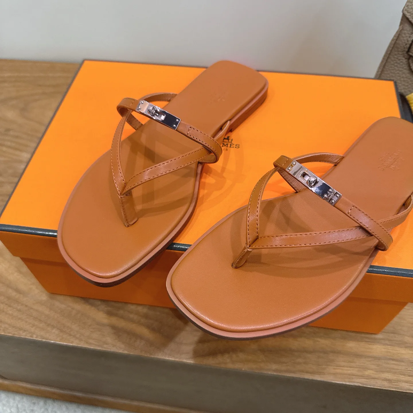 Шлепанцы Женские Hermes 9576054