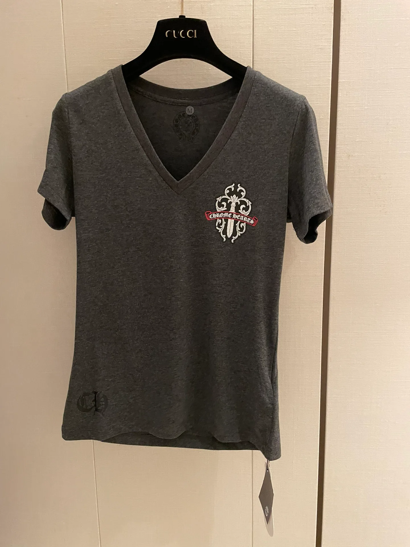 Футболки Женские Chrome Hearts 4929736