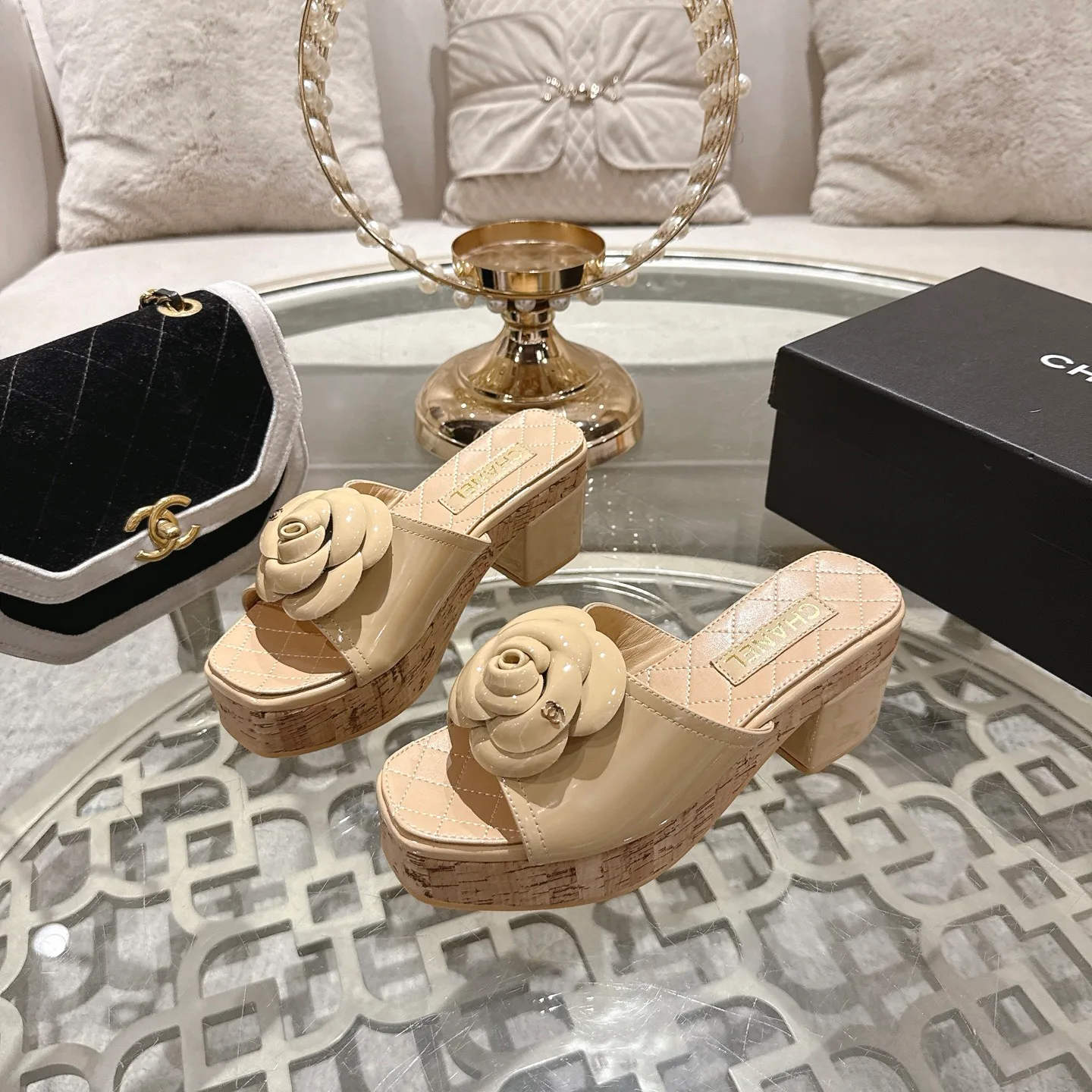 Босоножки Женские Chanel 1529122