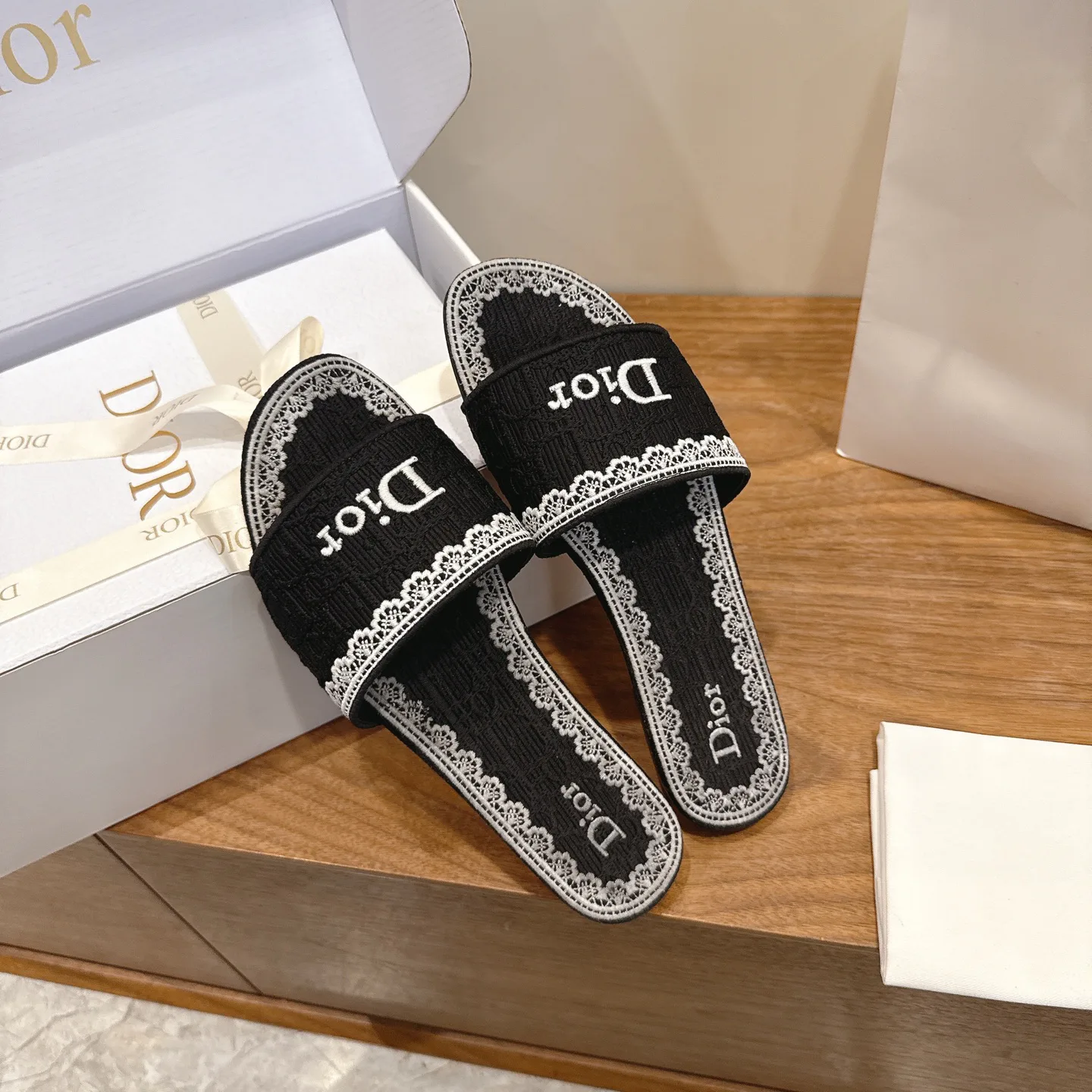 Шлепанцы Женские Christian Dior 1279941