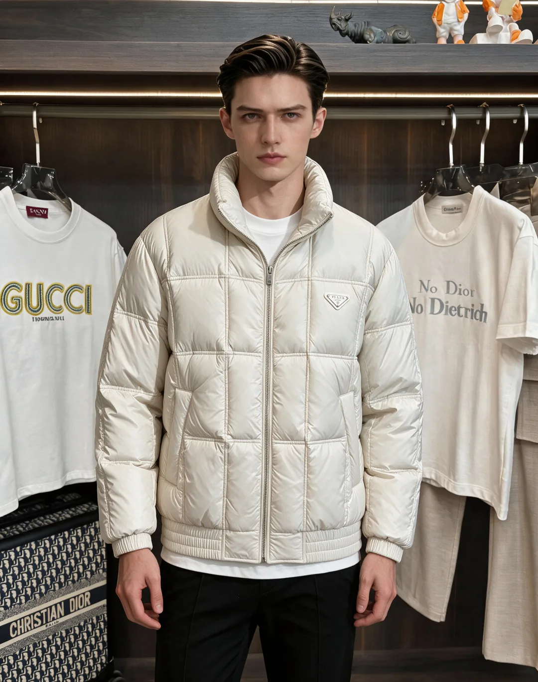 Куртки И Пуховики Мужские Prada 17925285