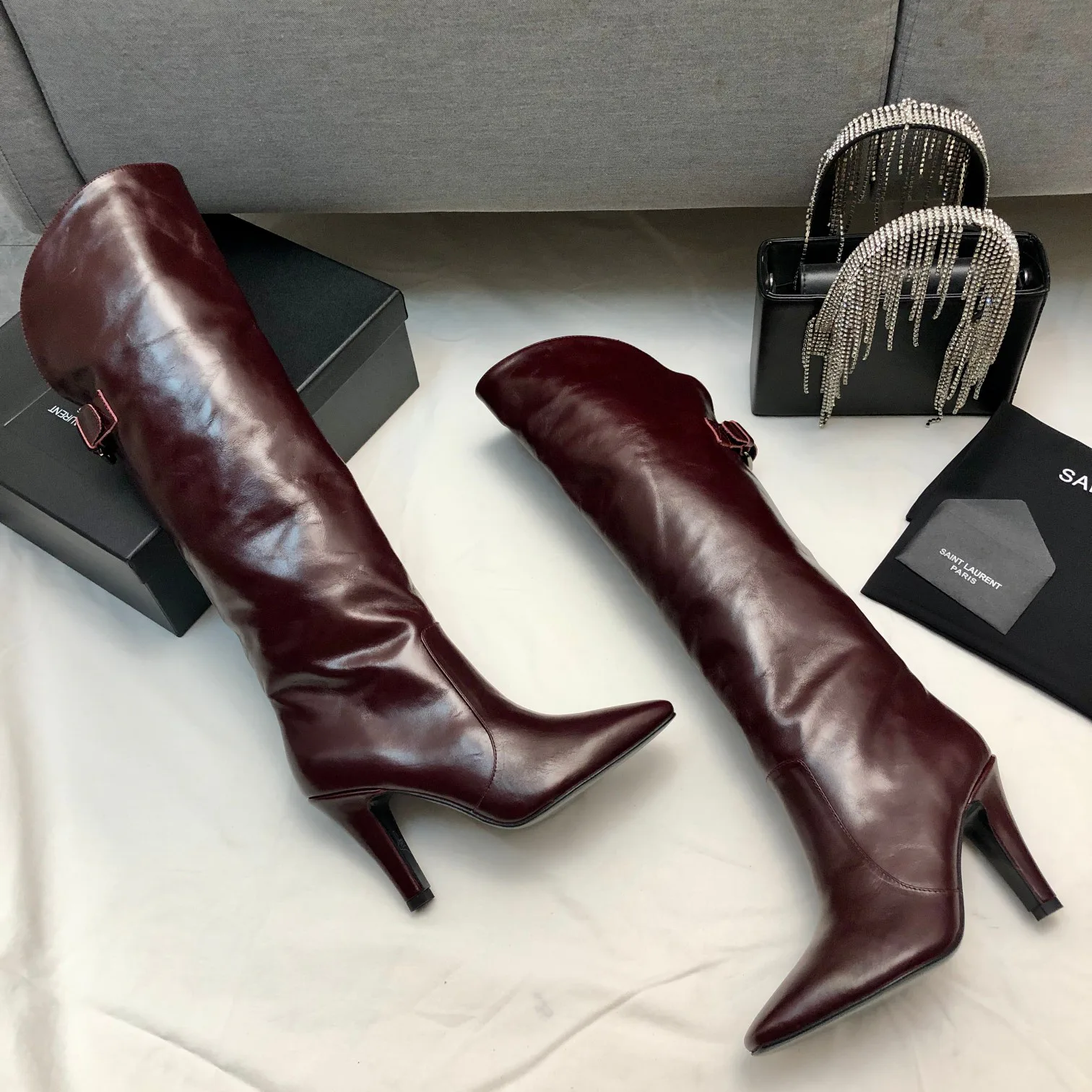 Сапоги Женские Saint Laurent 18997190