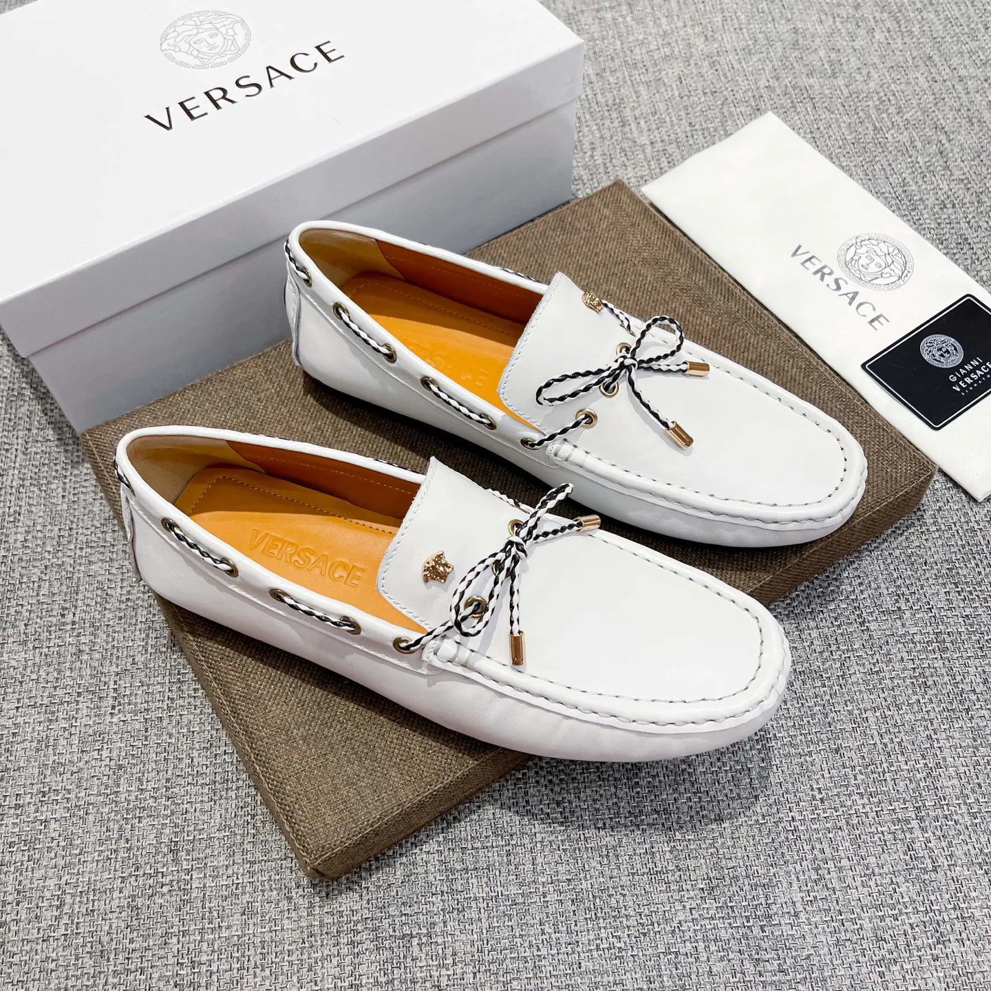 Мокасины Мужские Versace 1872443