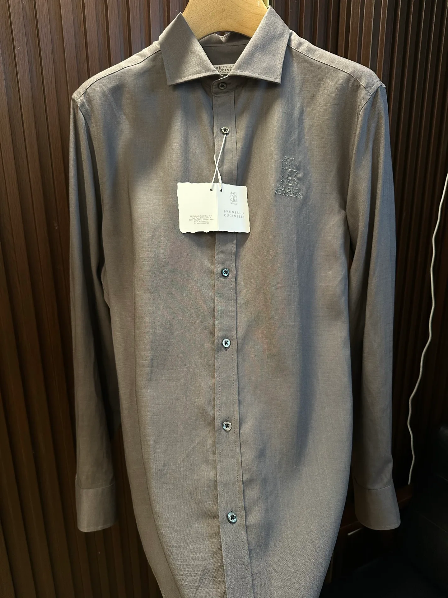 Рубашки Мужские Brunello Cucinelli 11383589