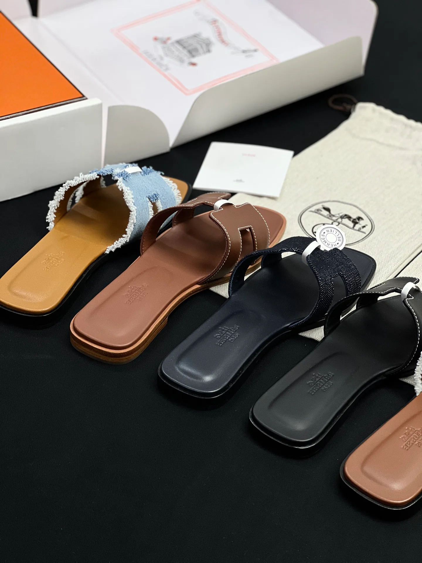 Шлепанцы Женские Hermes 7395145