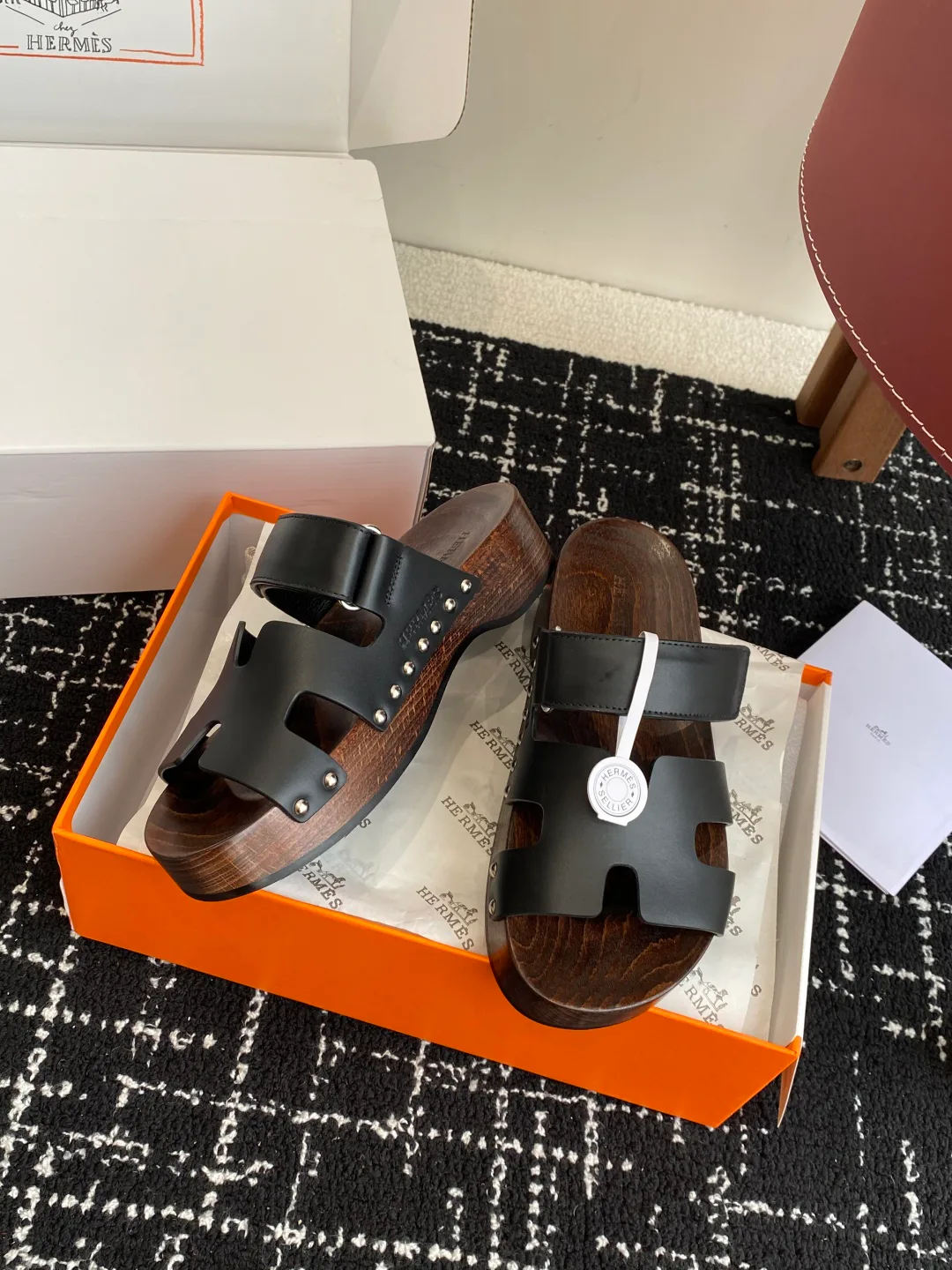 Шлепанцы Женские Hermes 35272