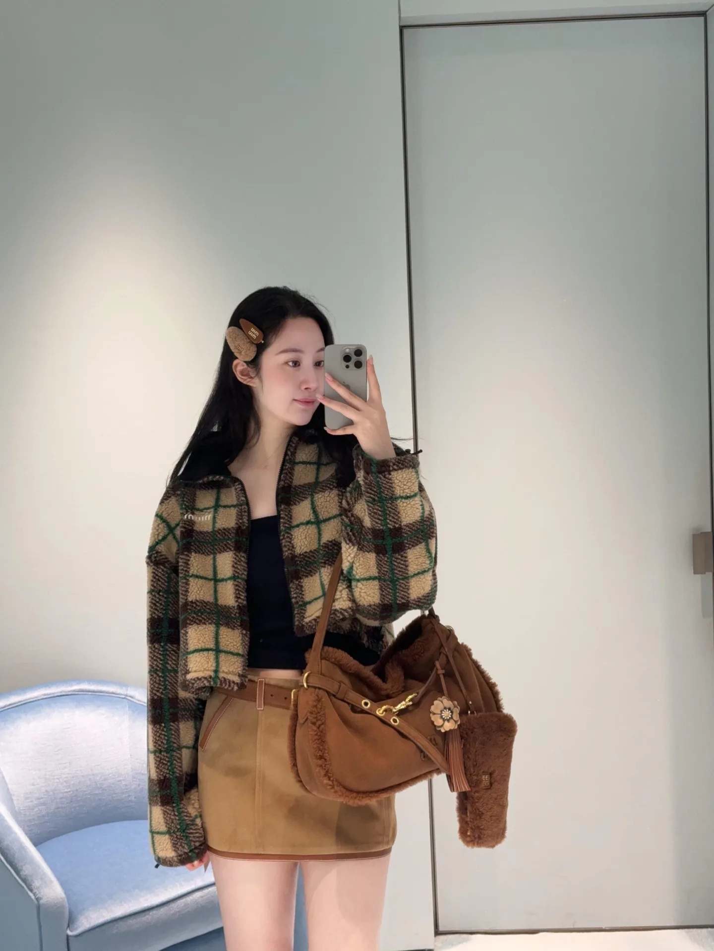 Куртки И Пуховики Женские Miu Miu 427808