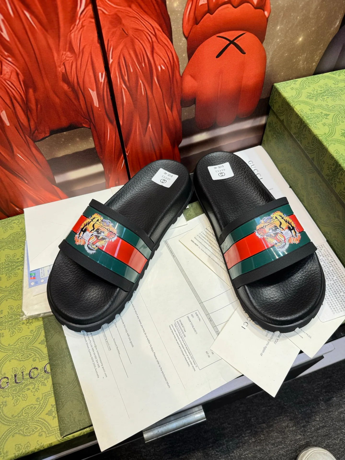 Шлепанцы Женские Gucci 10313889