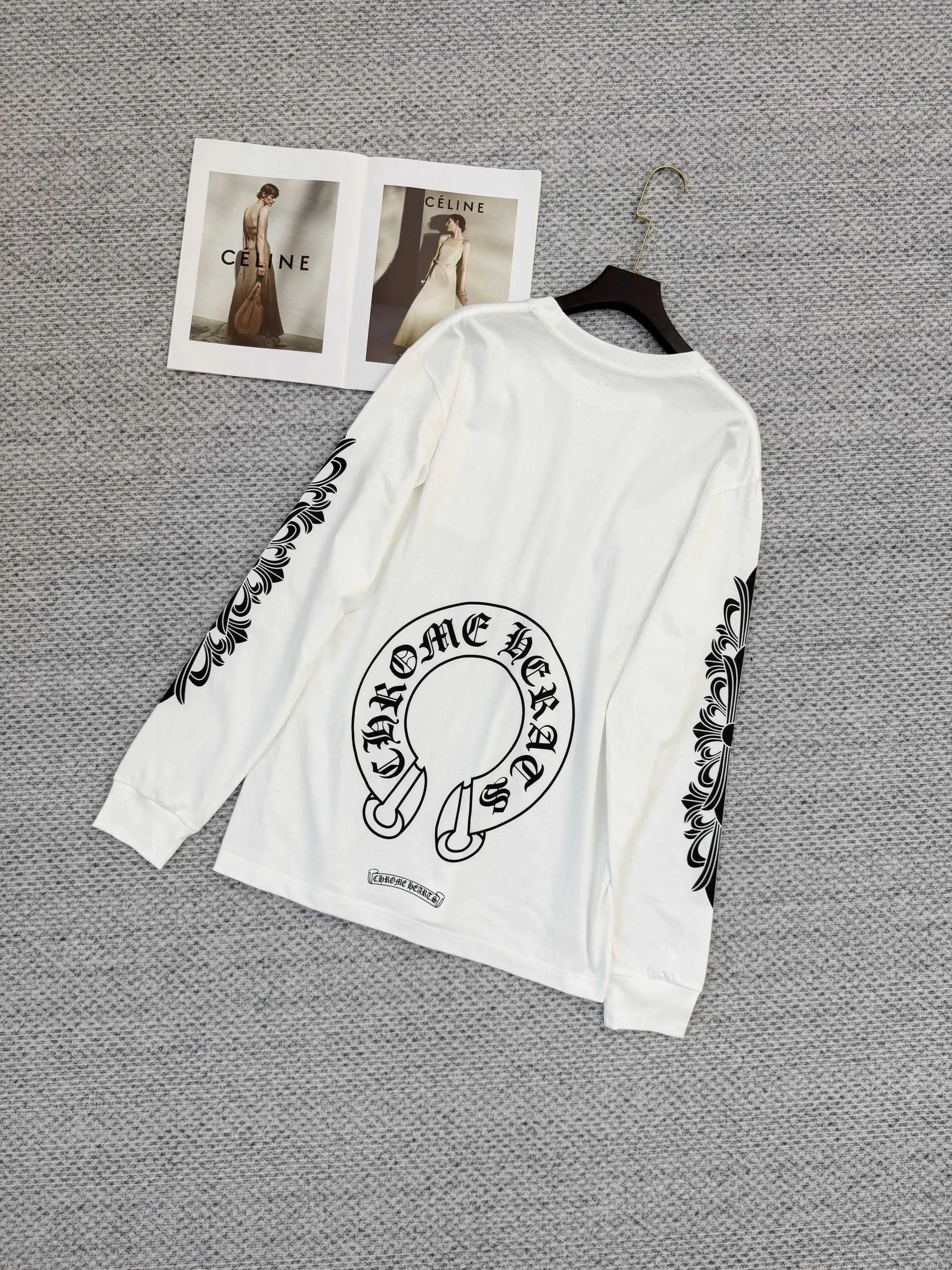 Лонгсливы Женские Chrome Hearts 335545