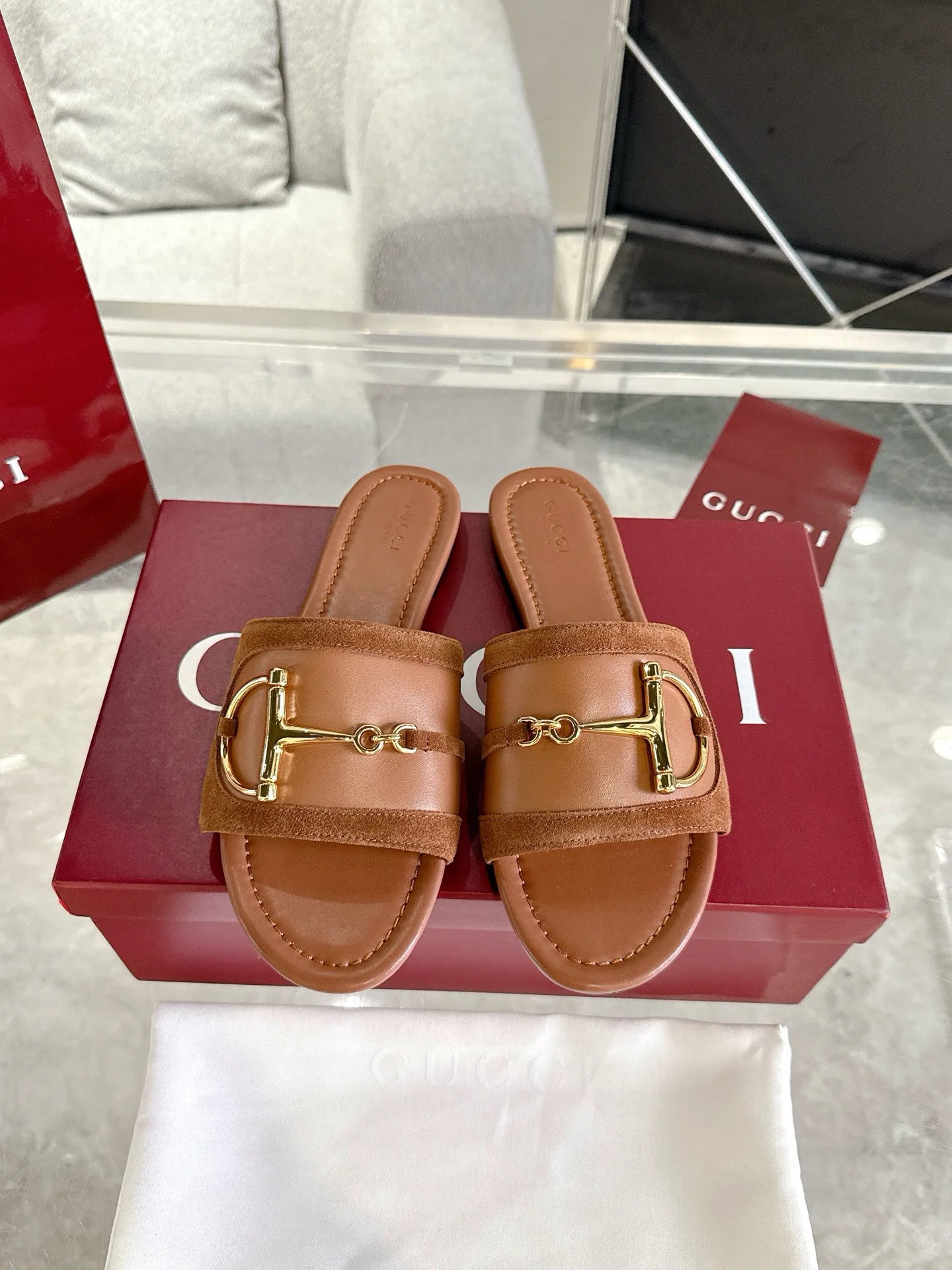 Шлепанцы Женские Gucci 120051