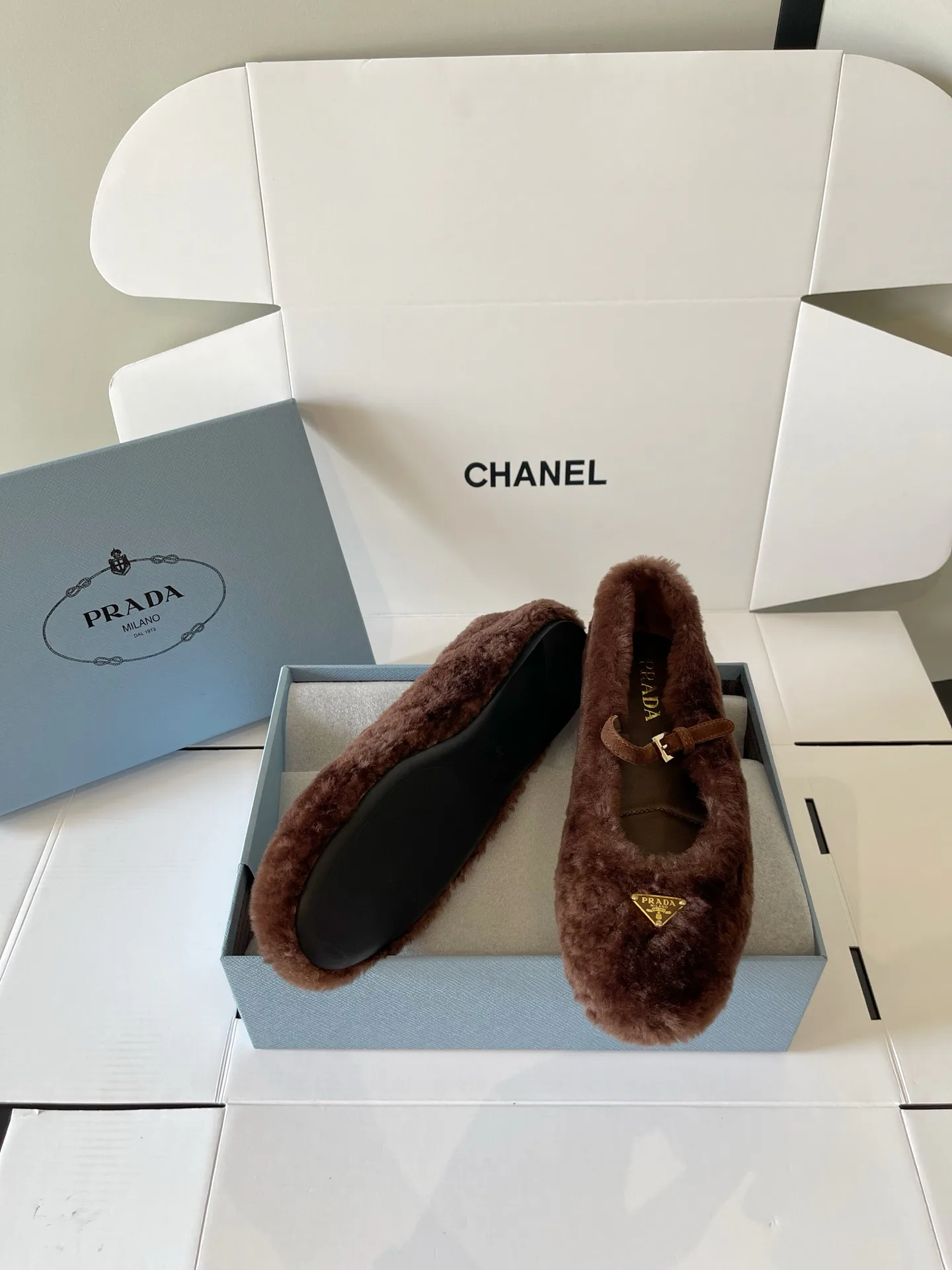 Балетки Женские Prada 18687091