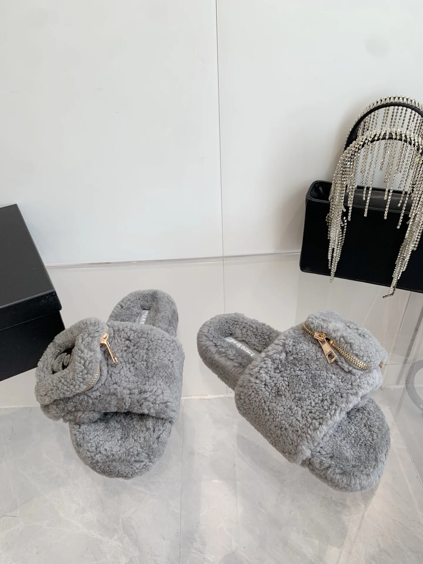 Тапочки Женские Chanel 65595